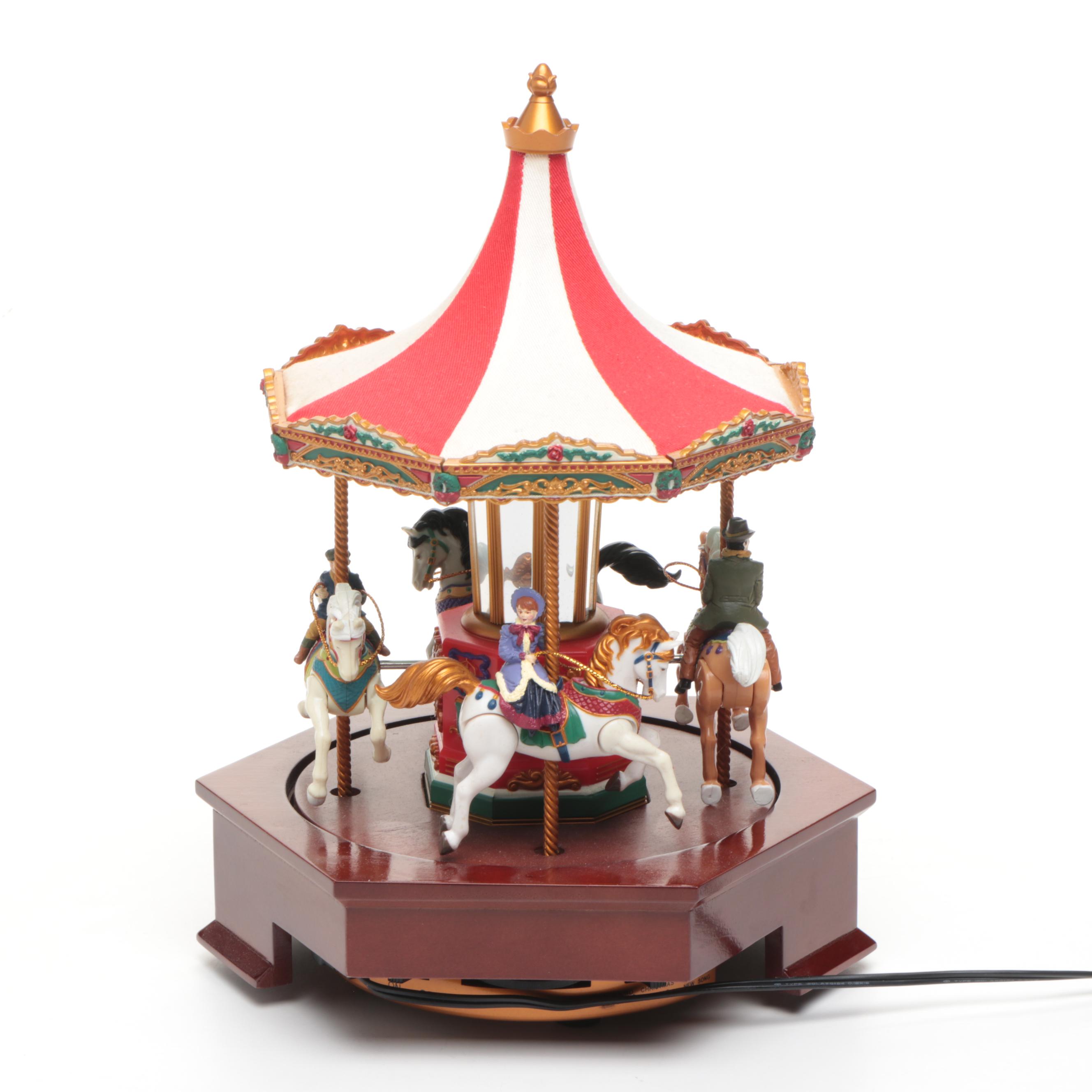 Mr. Christmas "Holiday Merry Go Round" Musical Carousel