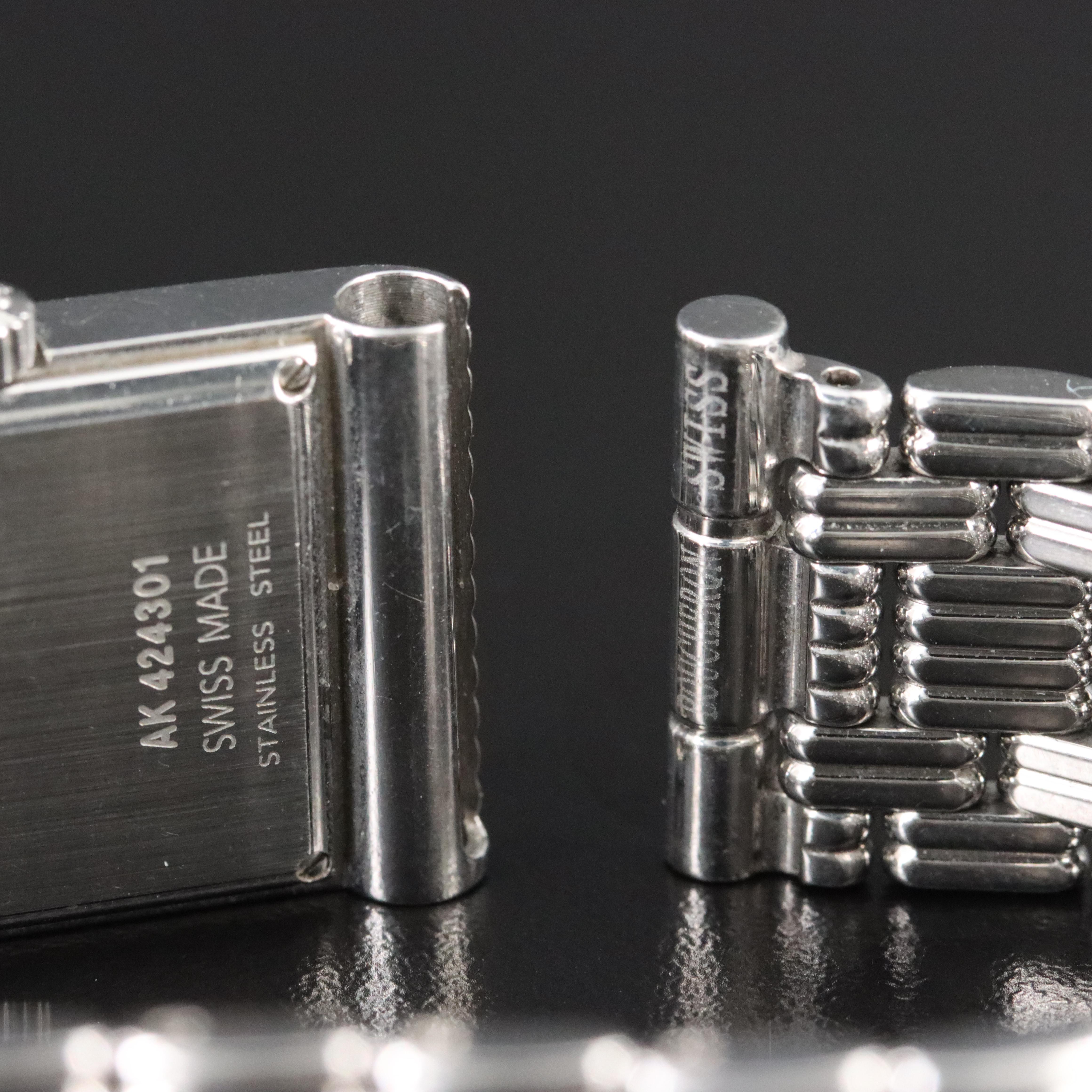 Boucheron Reflex Diamond Set 21x32mm Steel Quartz Watch AK424301