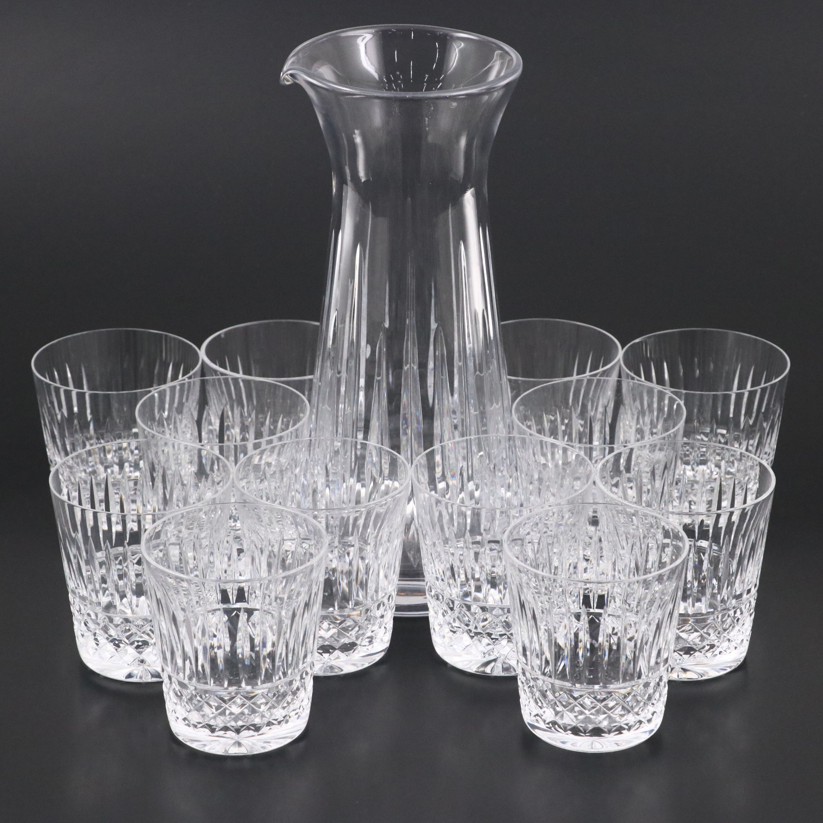 Waterford "Maeve" Old Fashioned Glasses with Rogaska "Soho" Martini Carafe