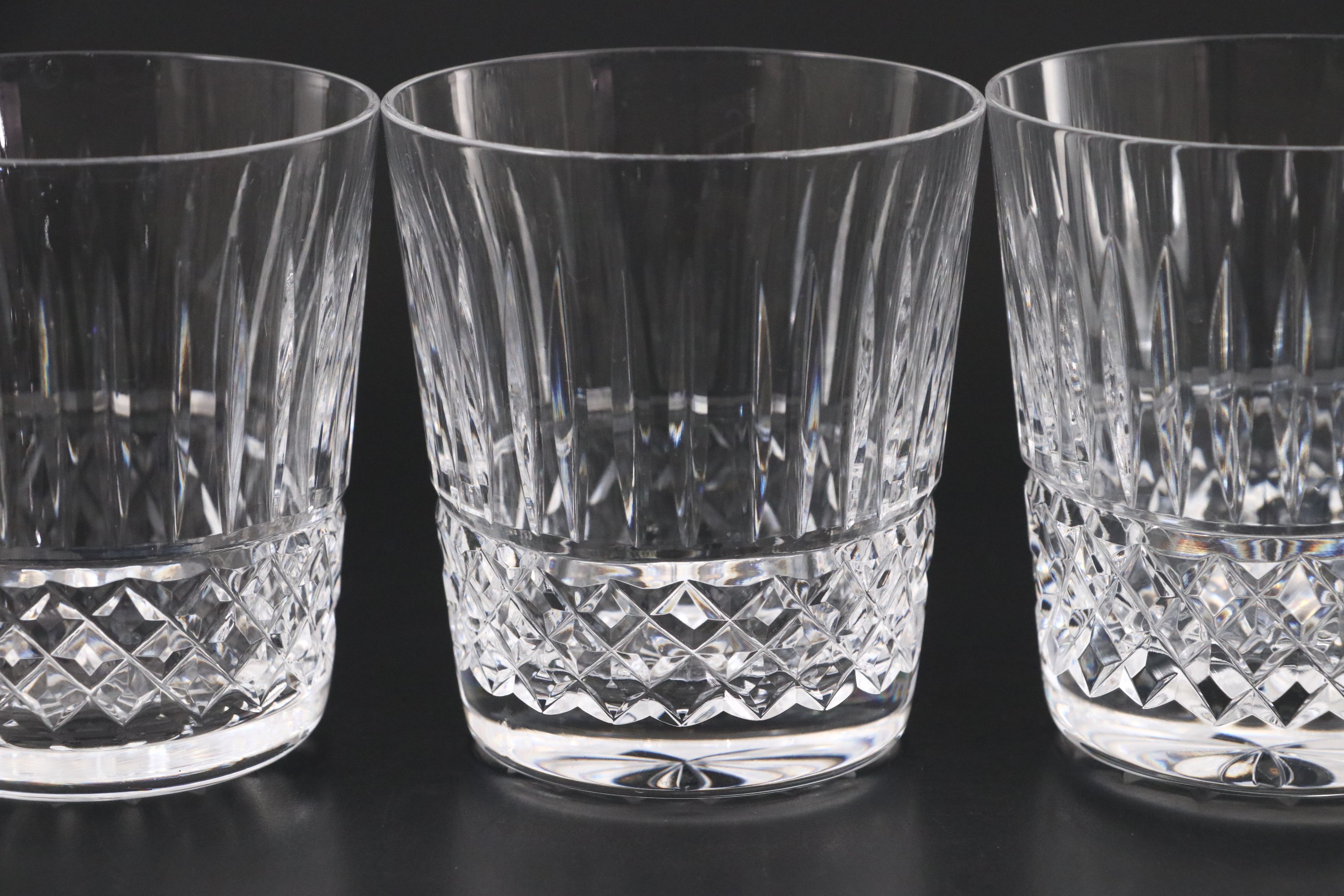 Waterford "Maeve" Old Fashioned Glasses with Rogaska "Soho" Martini Carafe