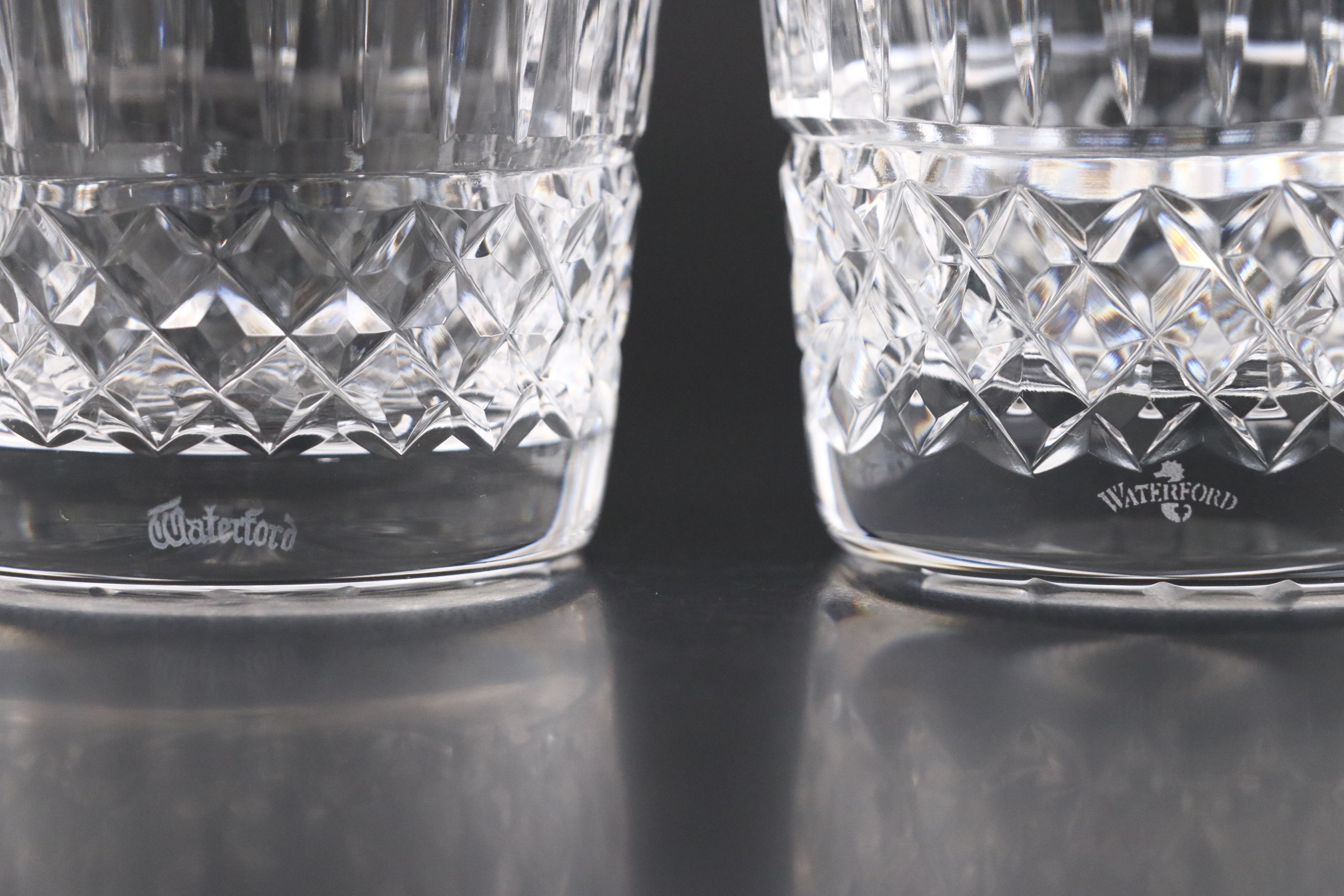 Waterford "Maeve" Old Fashioned Glasses with Rogaska "Soho" Martini Carafe