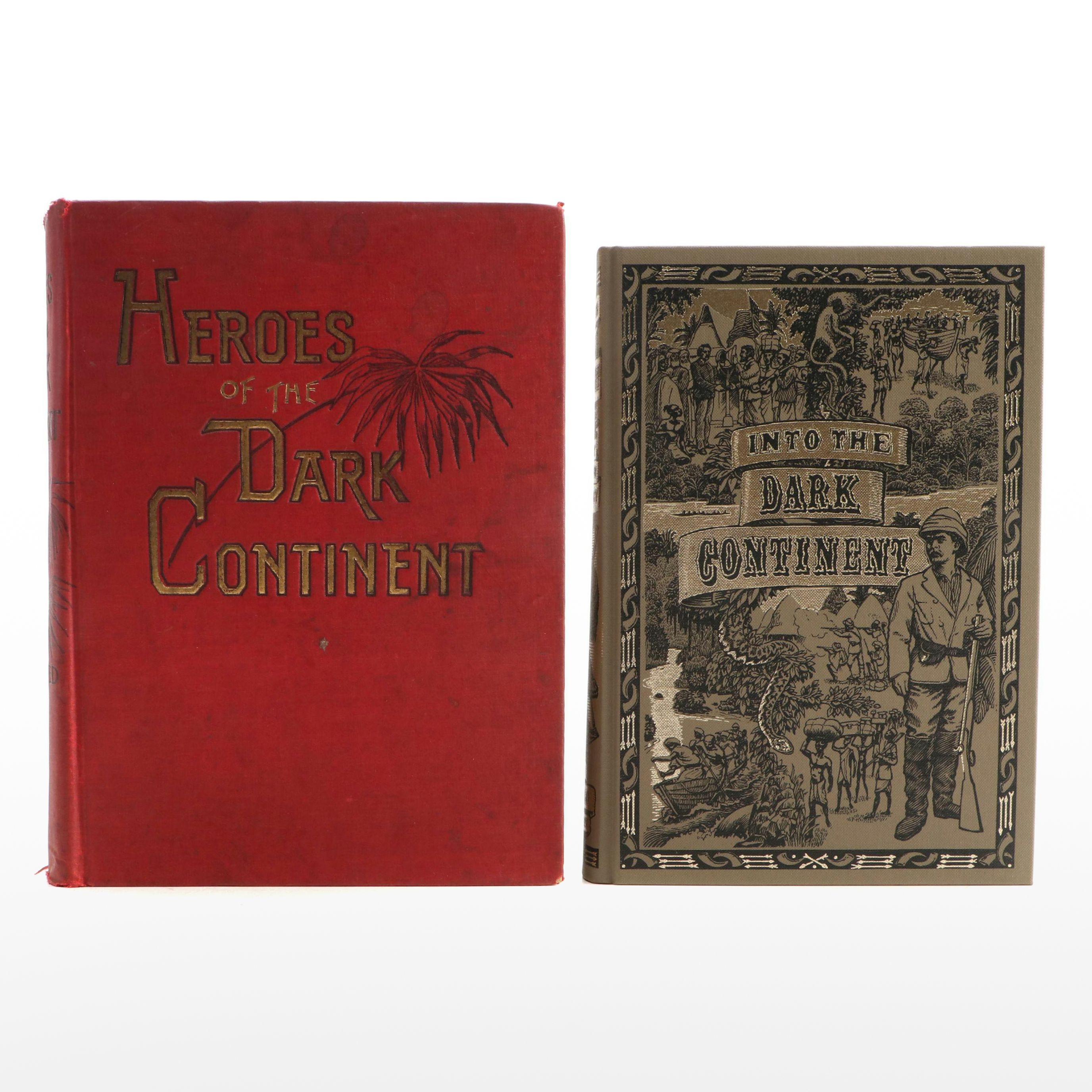 Illustrated "Heroes of the Dark Continent" by J. W. Buel and More