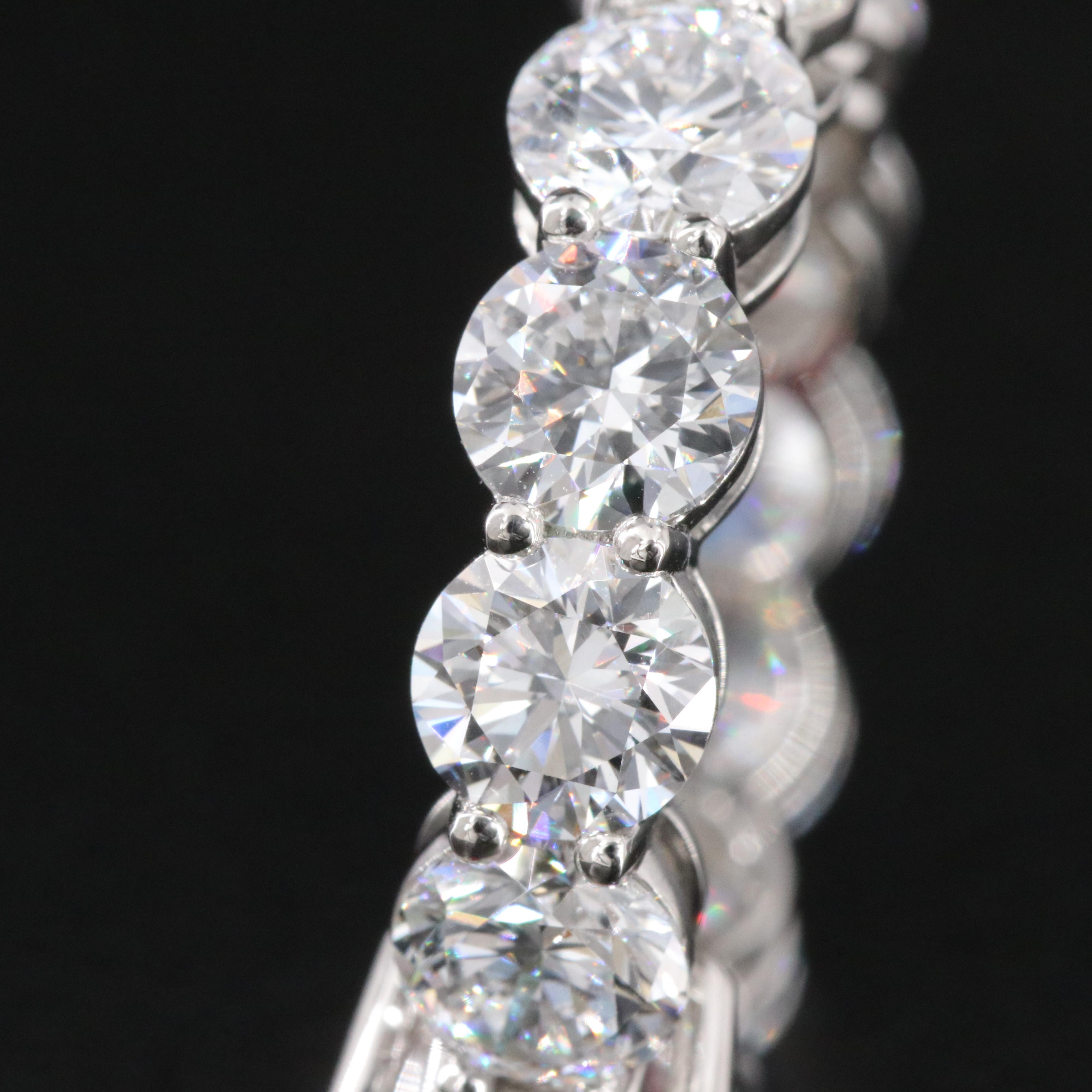 Platinum 2.97 CTW Ruby and 5.89 CTW Lab Grown Diamond Eternity Ring