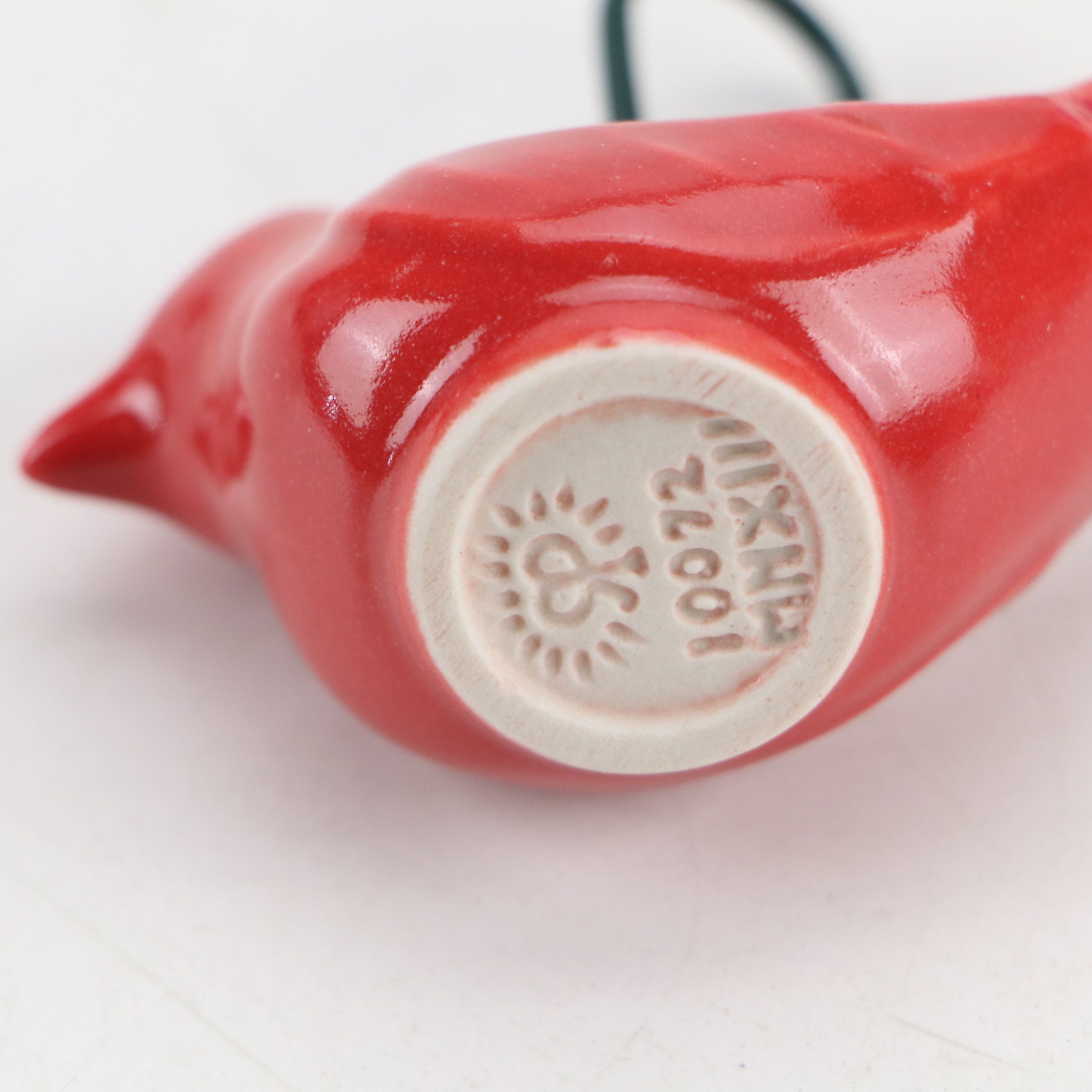 Rookwood Pottery Ceramic Cardinal, Lenox Porcelain Cross, and More Ornaments