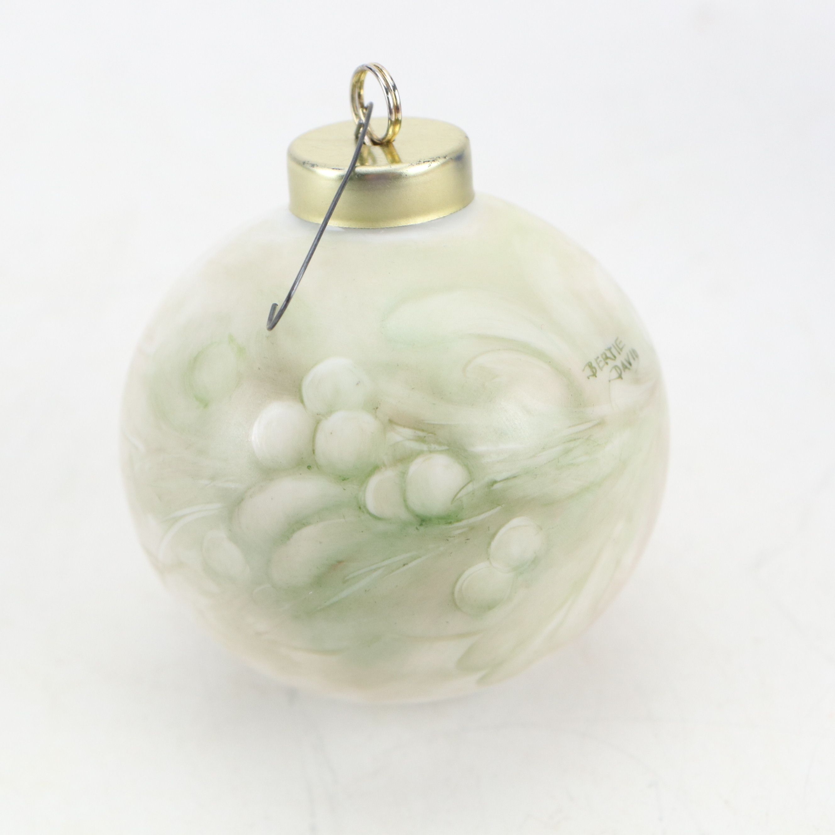 Rookwood Pottery Ceramic Cardinal, Lenox Porcelain Cross, and More Ornaments