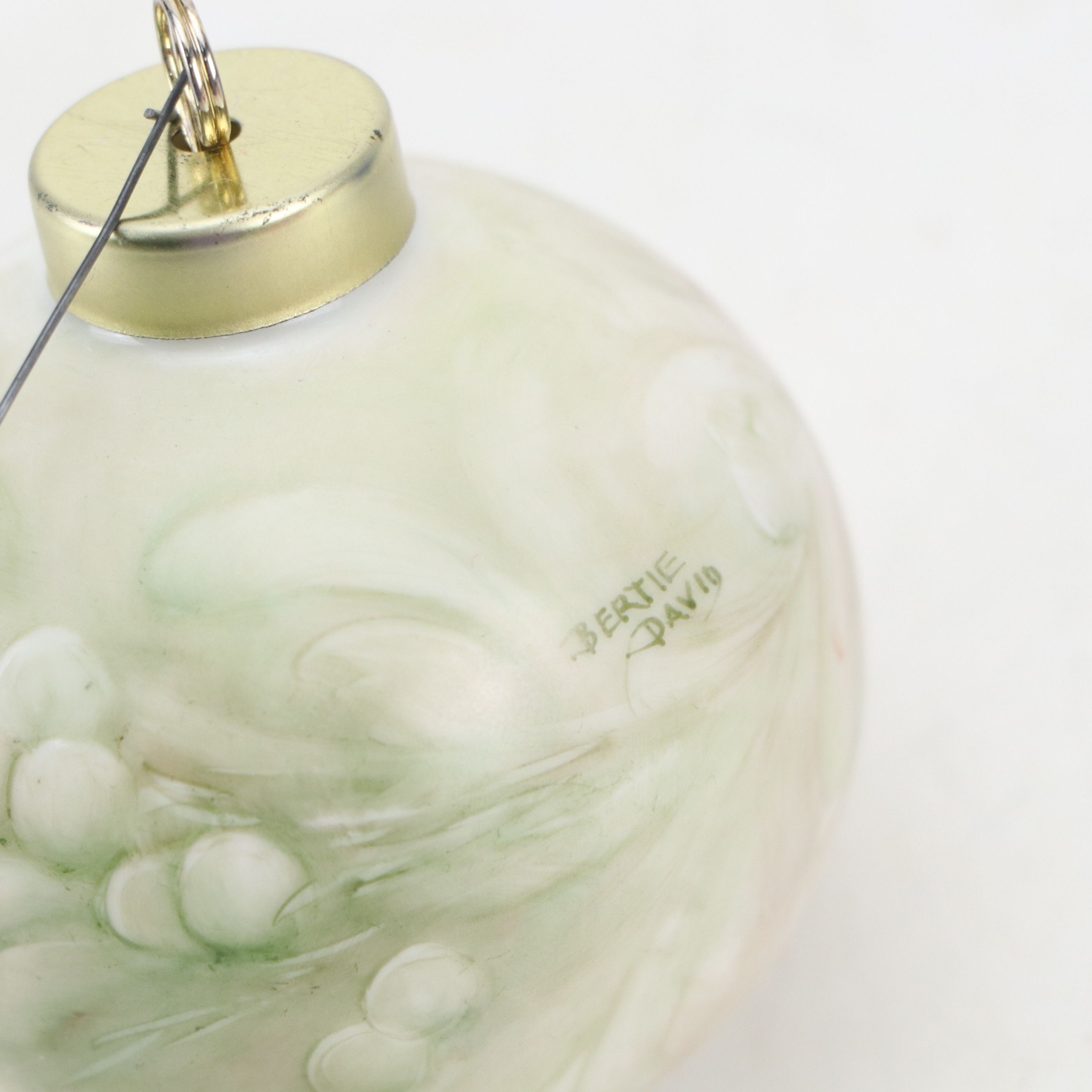 Rookwood Pottery Ceramic Cardinal, Lenox Porcelain Cross, and More Ornaments