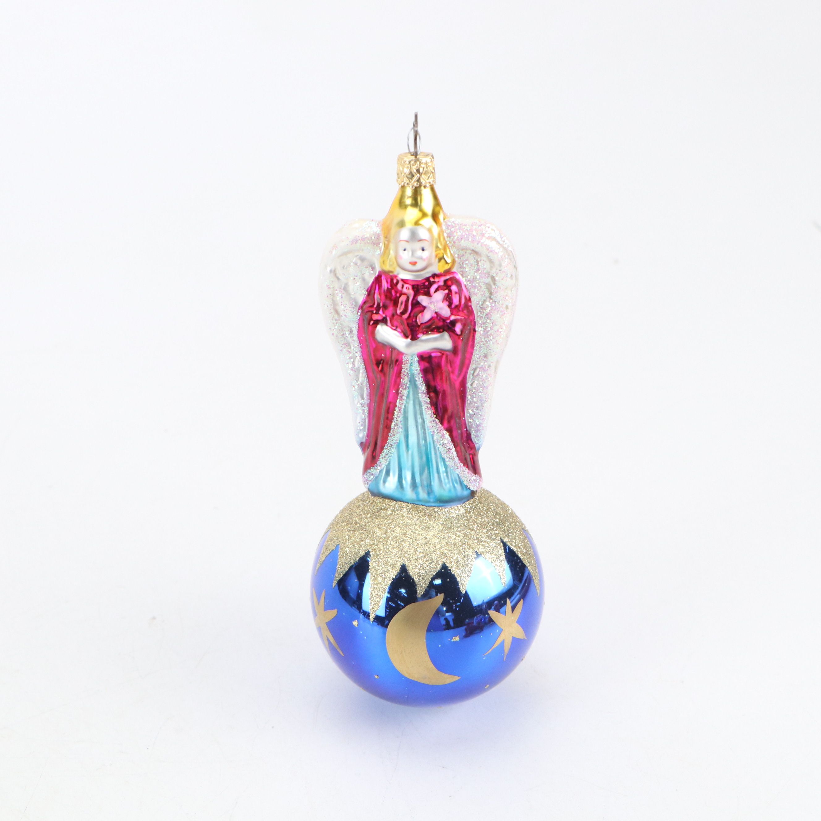 Rookwood Pottery Ceramic Cardinal, Lenox Porcelain Cross, and More Ornaments