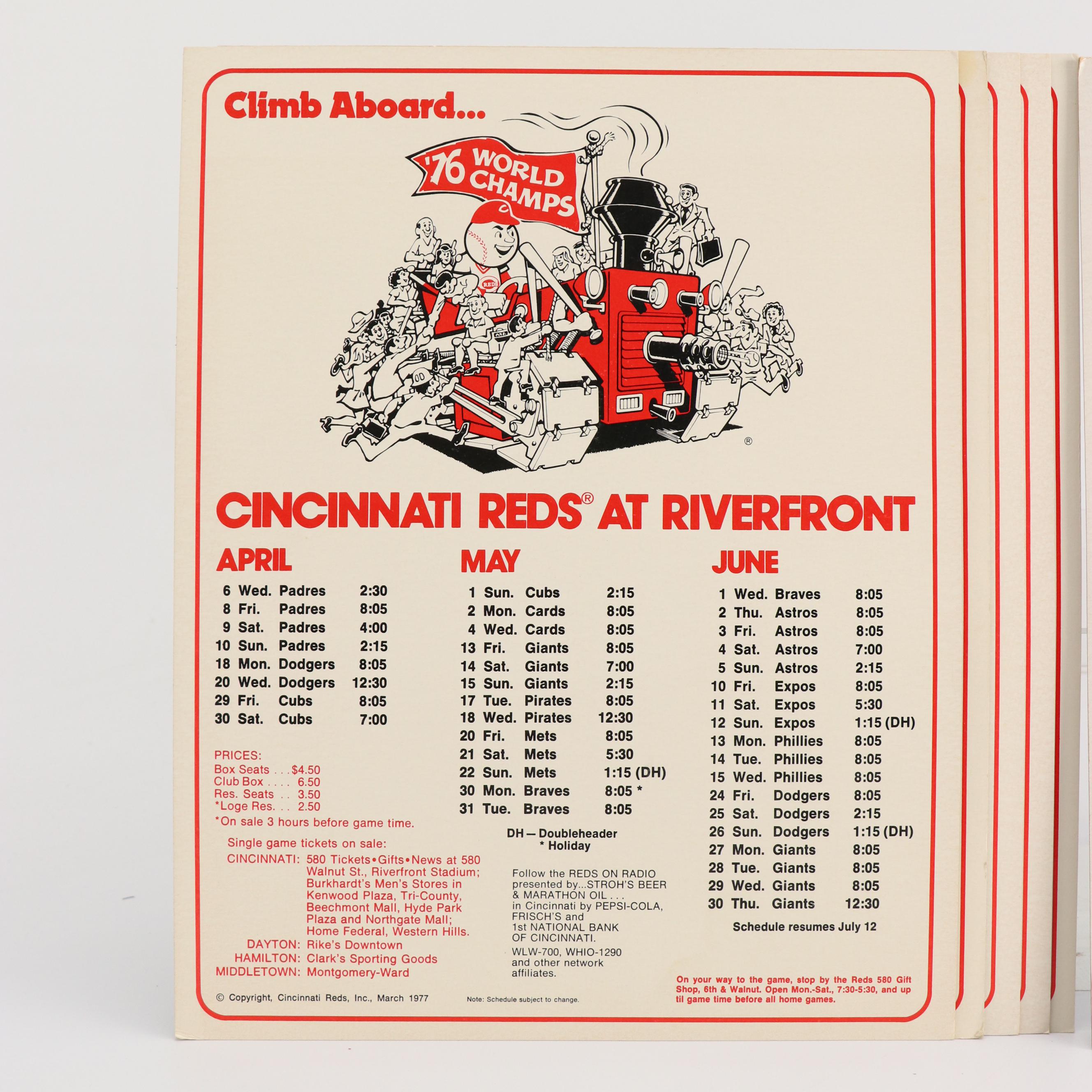 Big Red Machine Era Cincinnati Reds Photos and Other Items