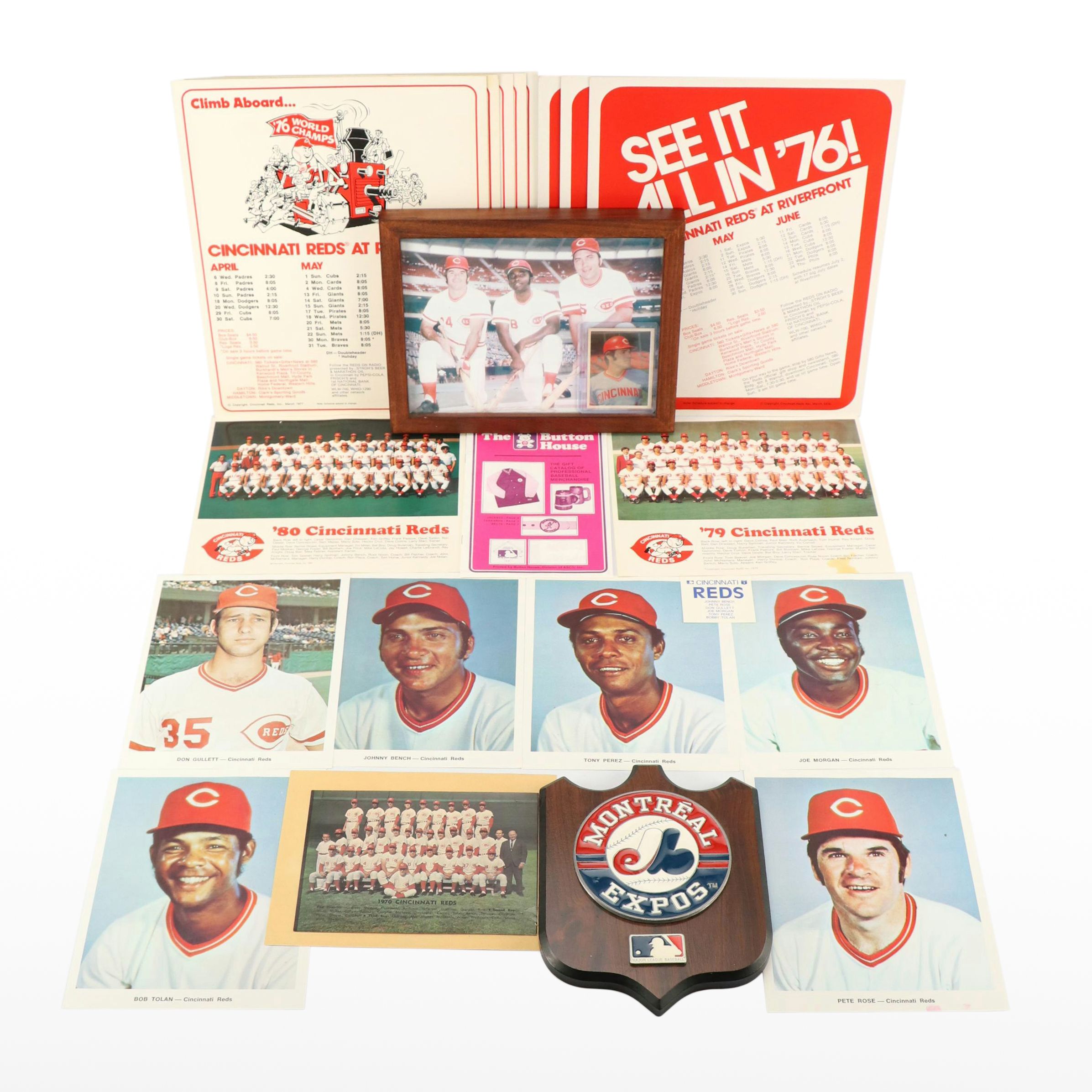 Big Red Machine Era Cincinnati Reds Photos and Other Items