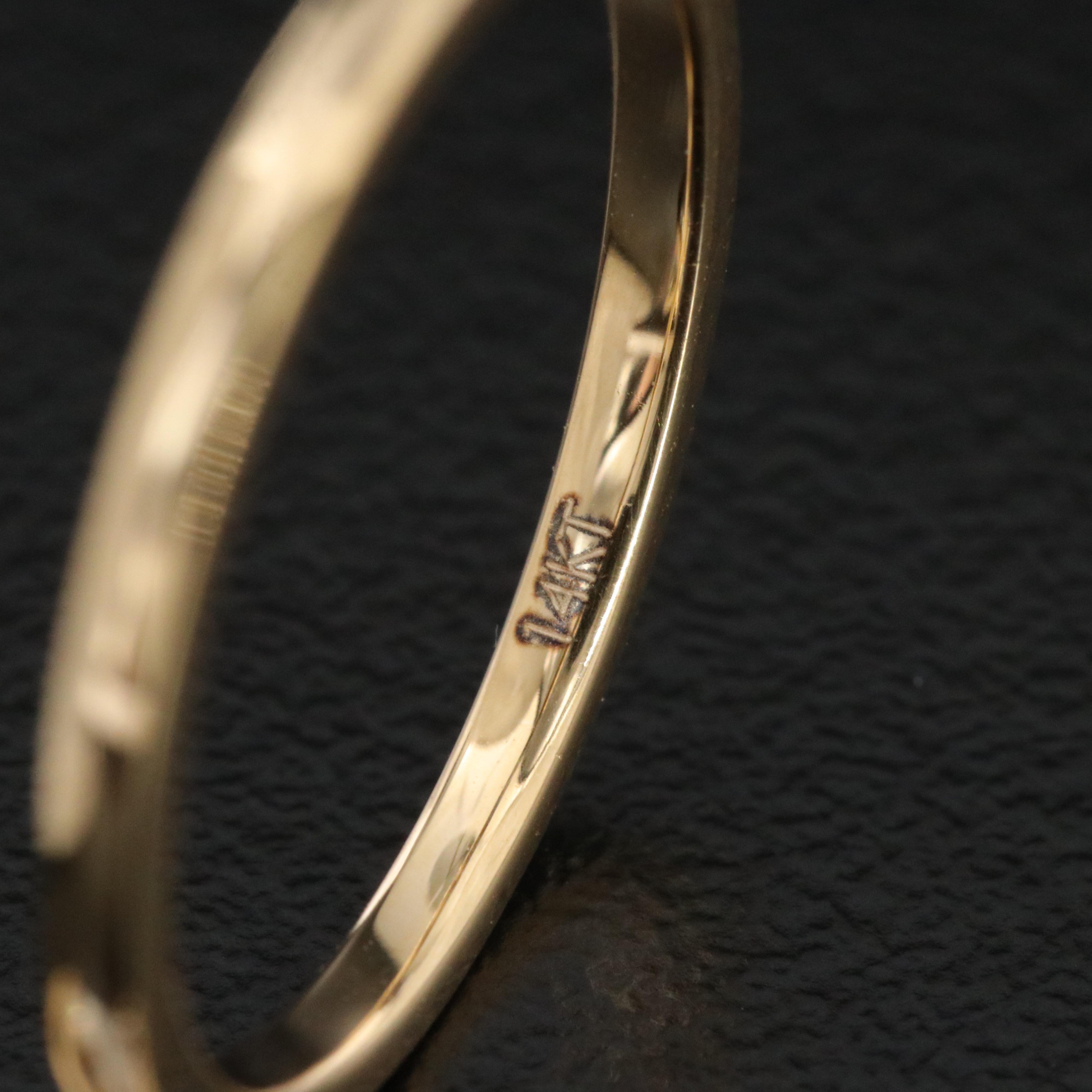 14K 1.12 CT Lab Grown Diamond Solitaire Ring with IGI Report