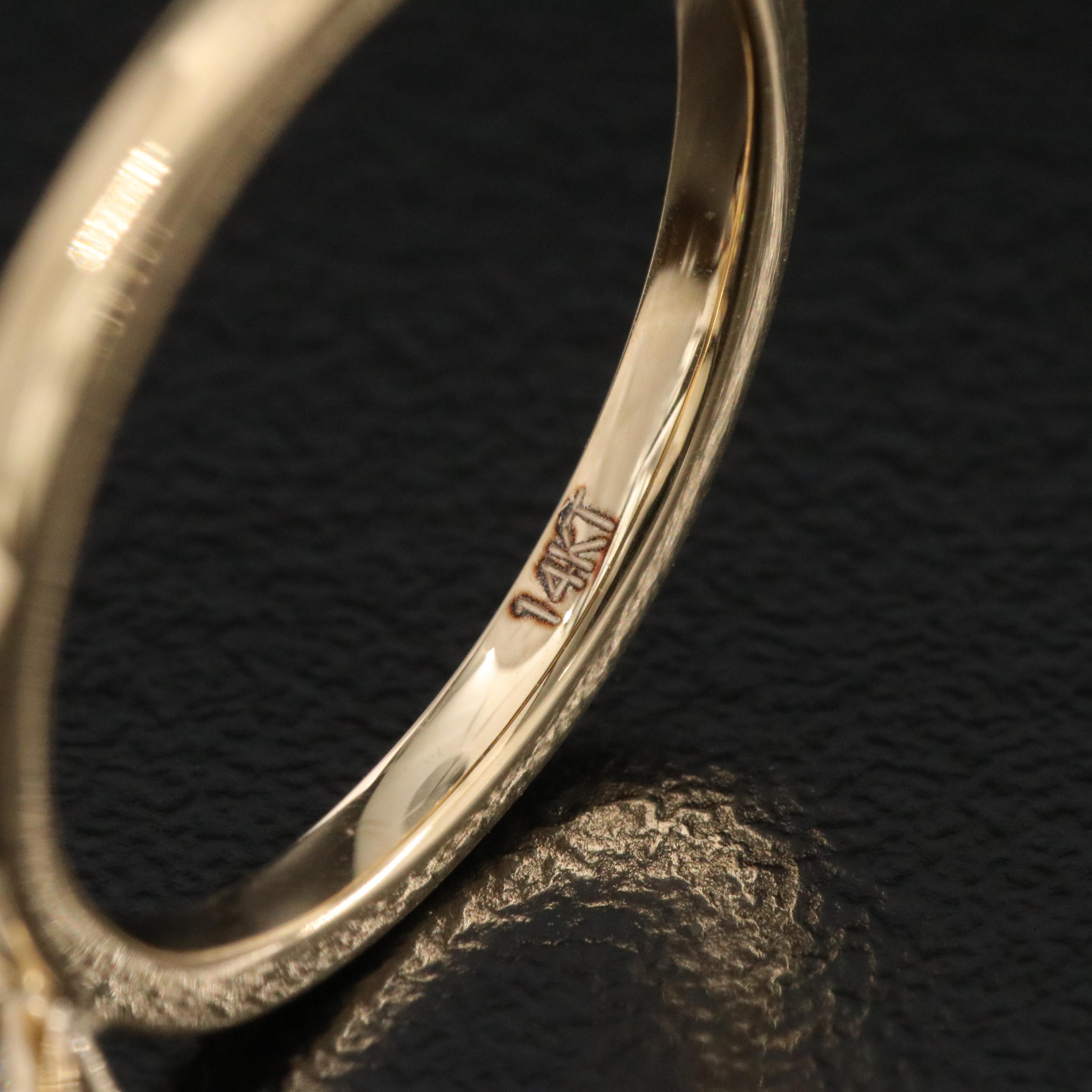 14K 1.12 CT Lab Grown Diamond Solitaire Ring with IGI Report