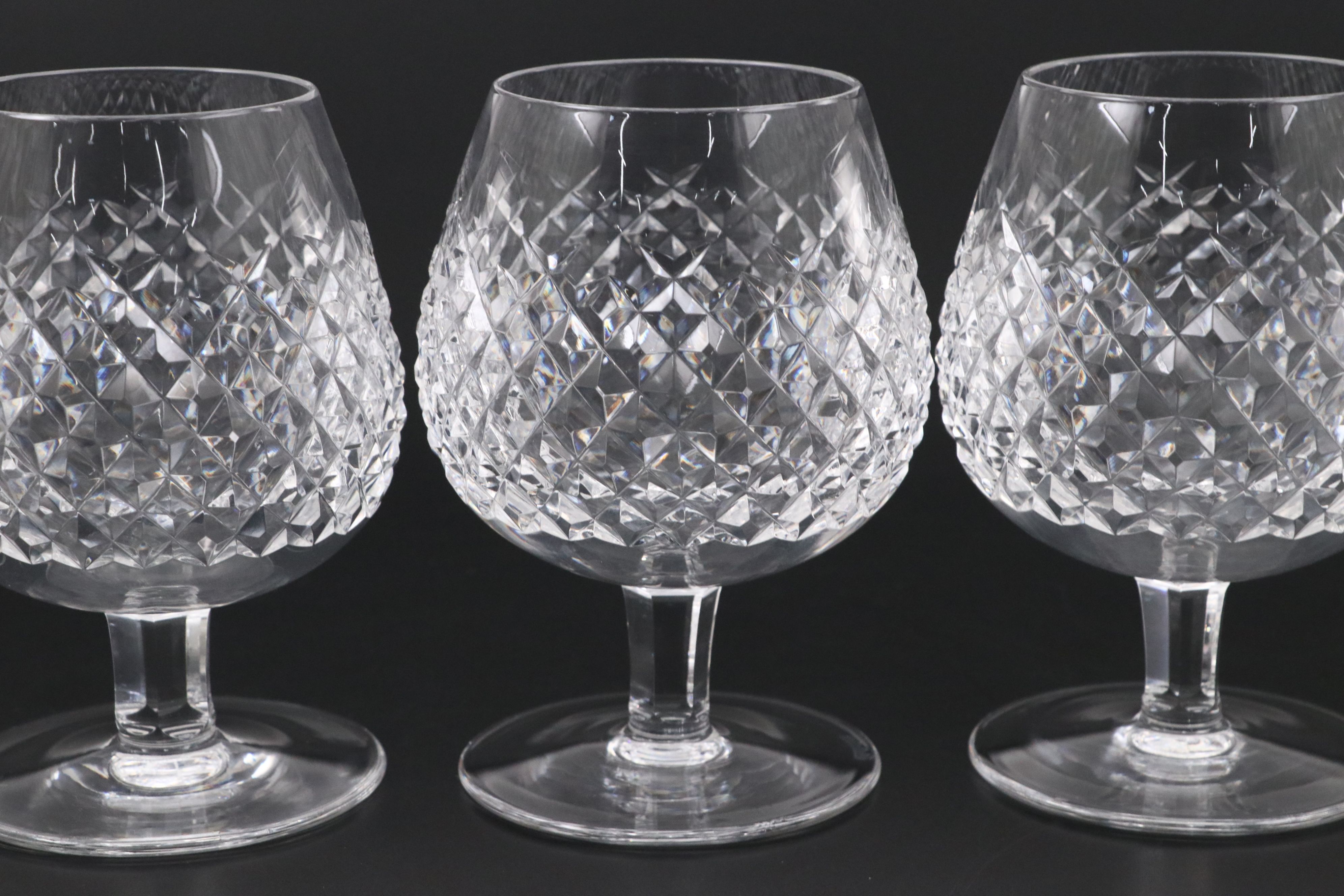 Waterford Prestige Collection Crystal Decanter with "Alana" Brandy Snifters