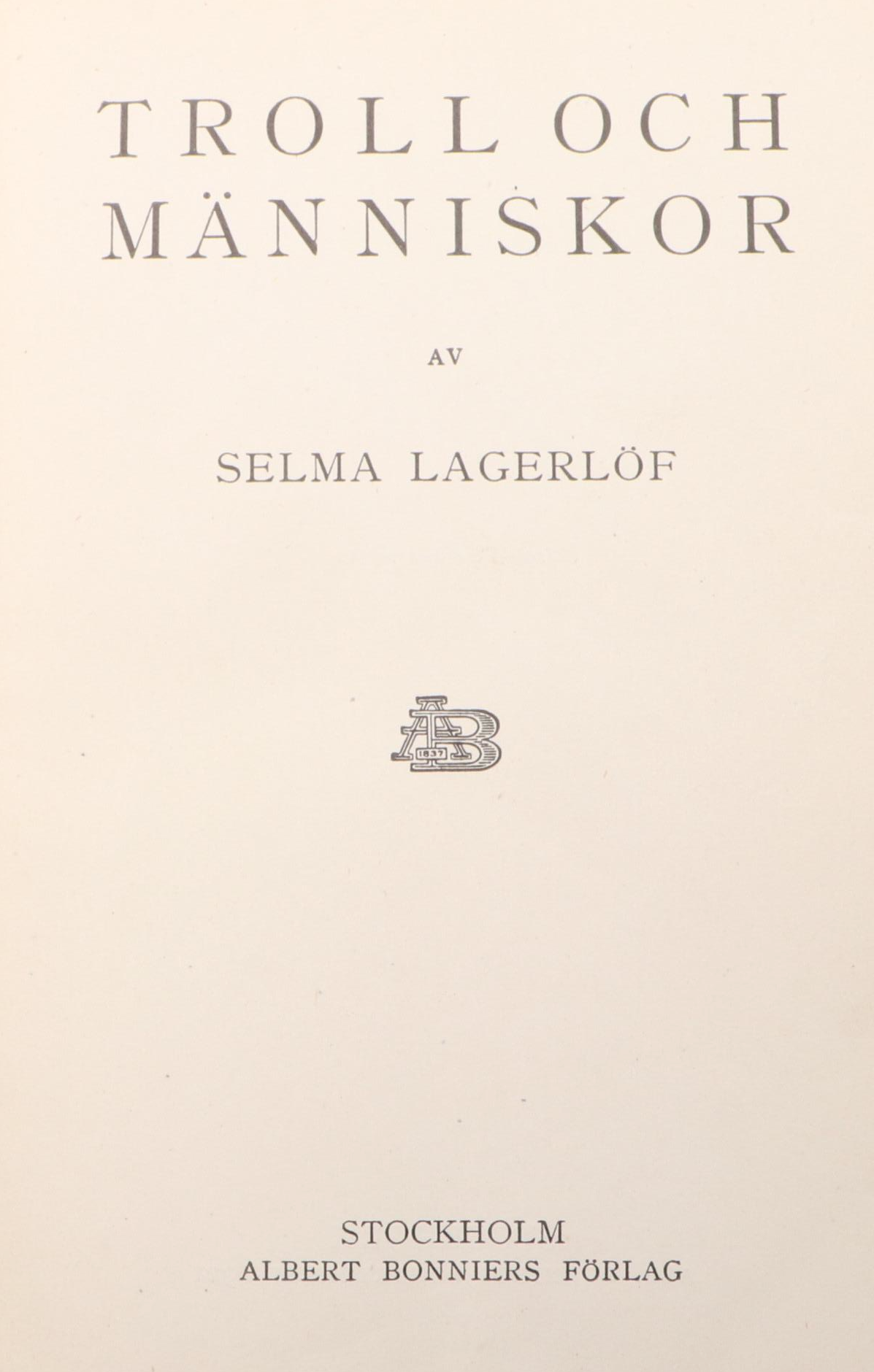Leather Bound "Jerusalem" Two-Volume Set and More by Selma Lagerlöf