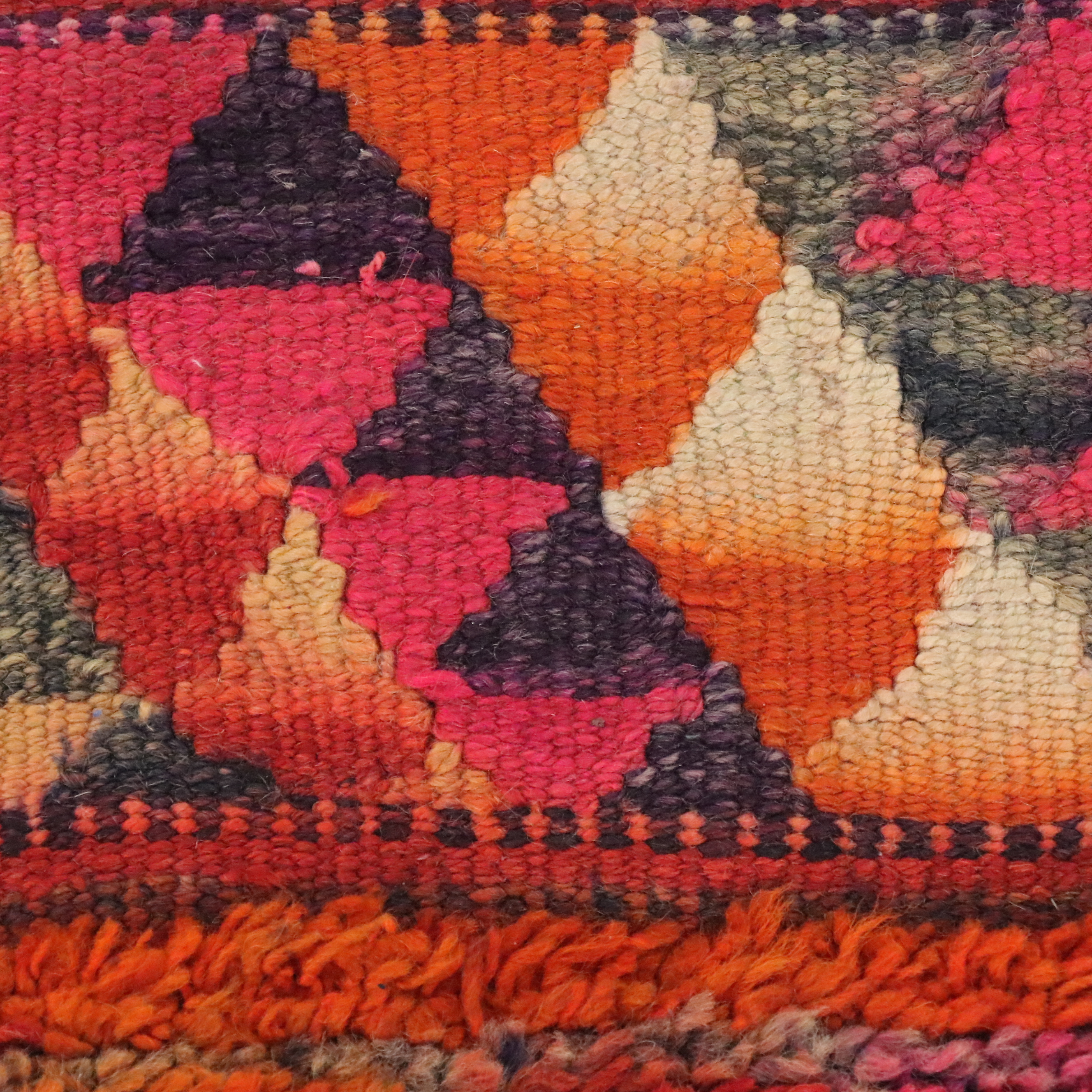 3'3 x 11'3 Hand-Knotted Moroccan Berber Long Rug