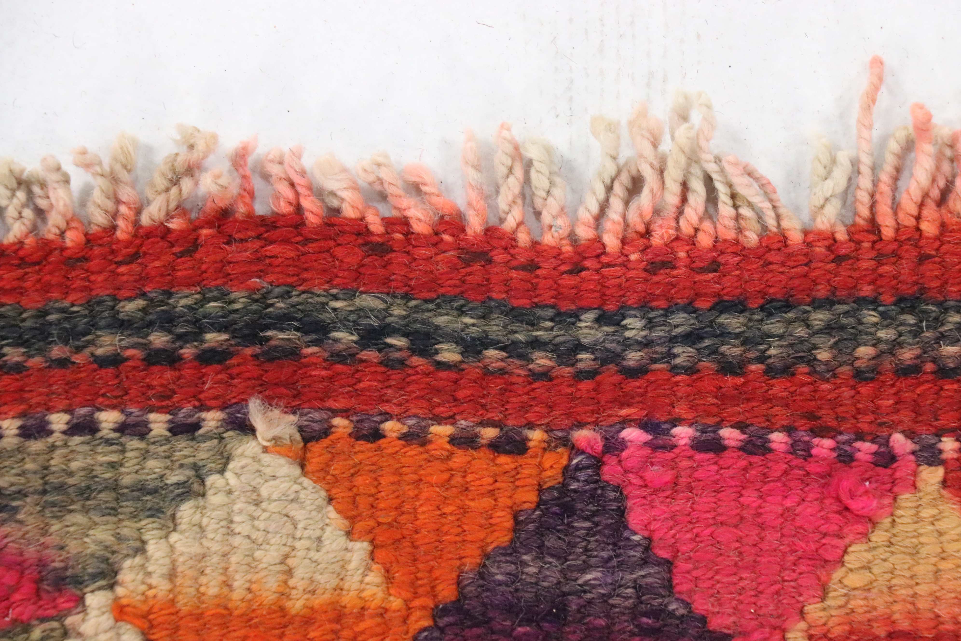 3'3 x 11'3 Hand-Knotted Moroccan Berber Long Rug