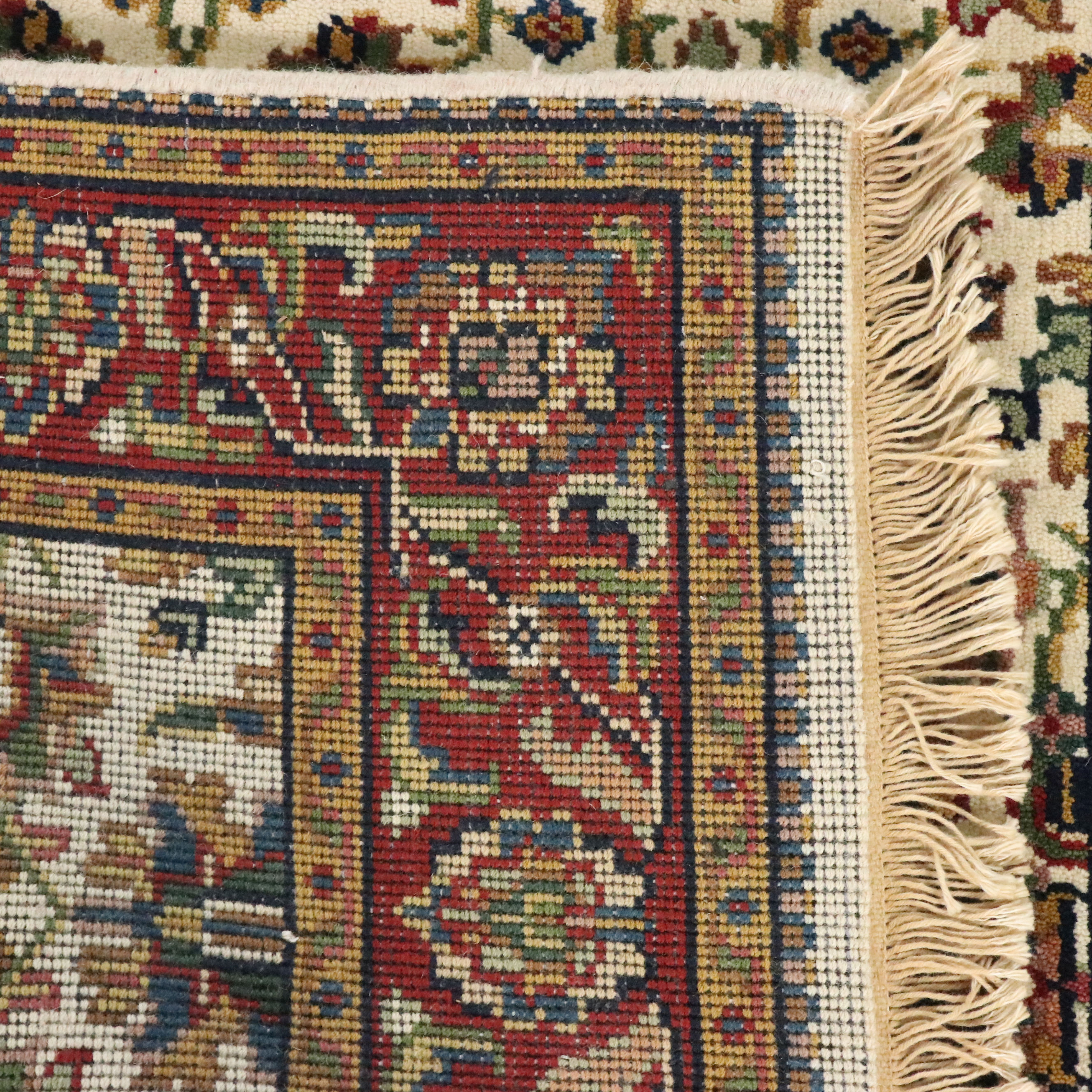 3'2 x 5'5 Hand-Knotted Indian Agra Area Rug