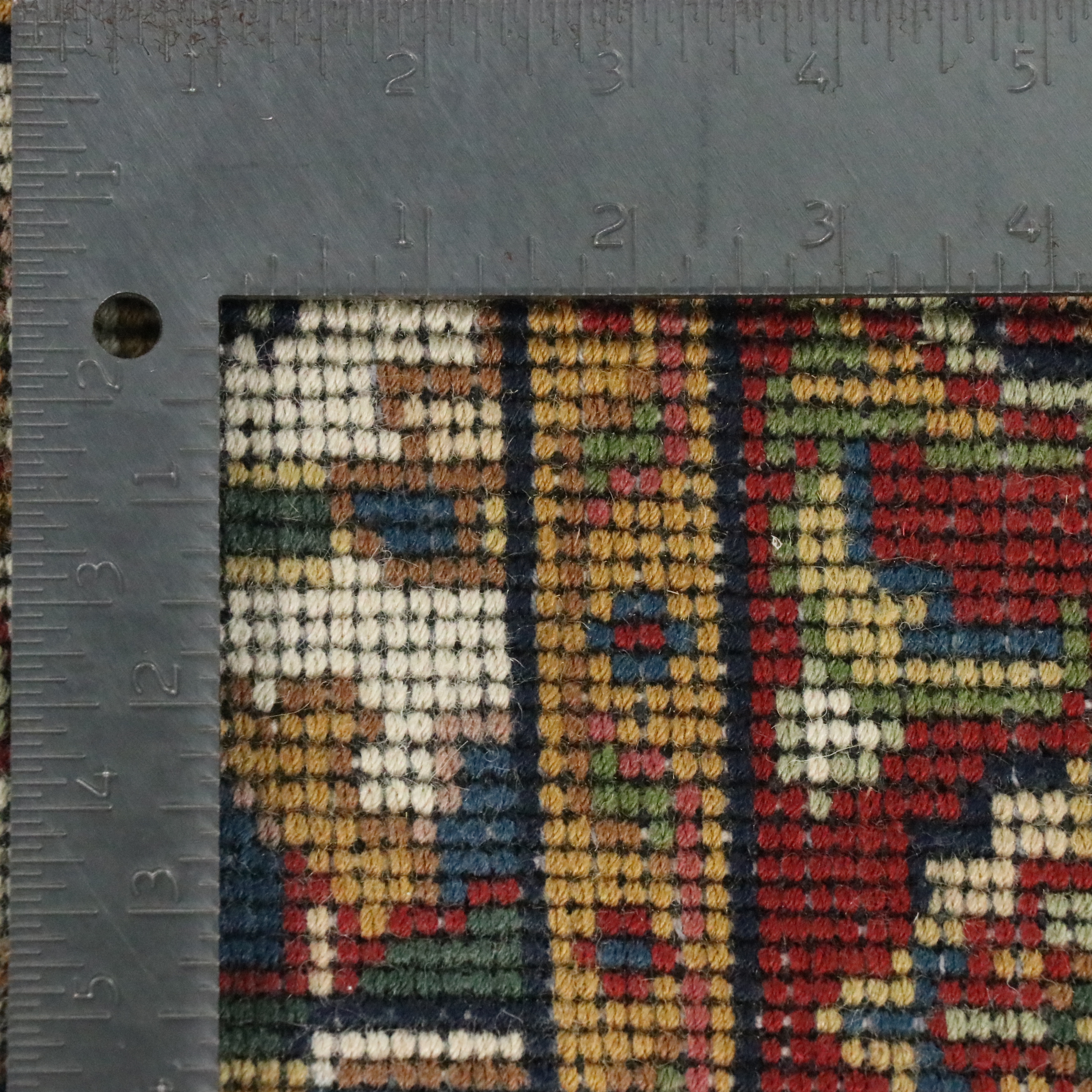 3'2 x 5'5 Hand-Knotted Indian Agra Area Rug