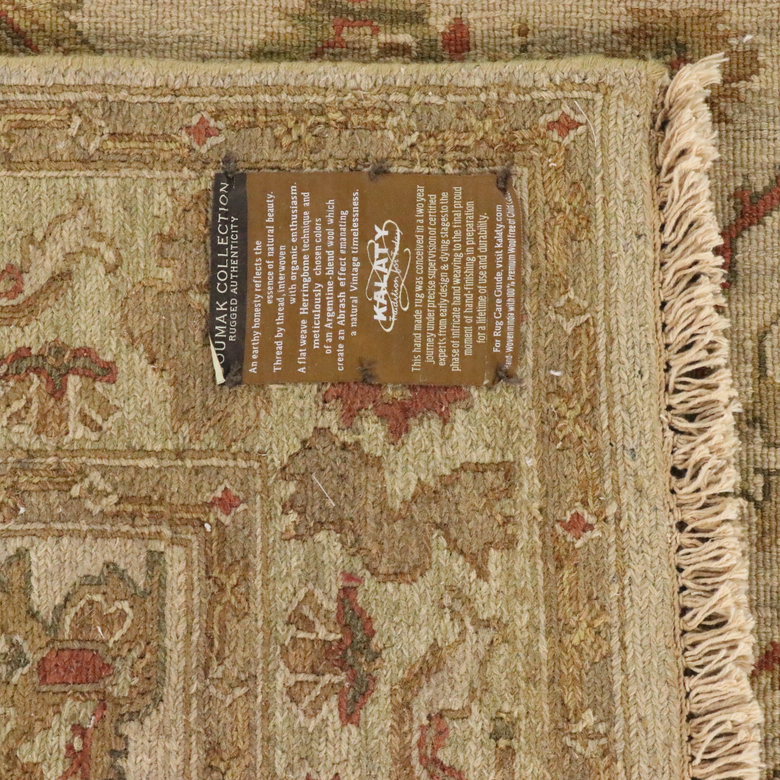 4'1 x 6'5 Hand-Knotted Pakistani Peshawar Area Rug