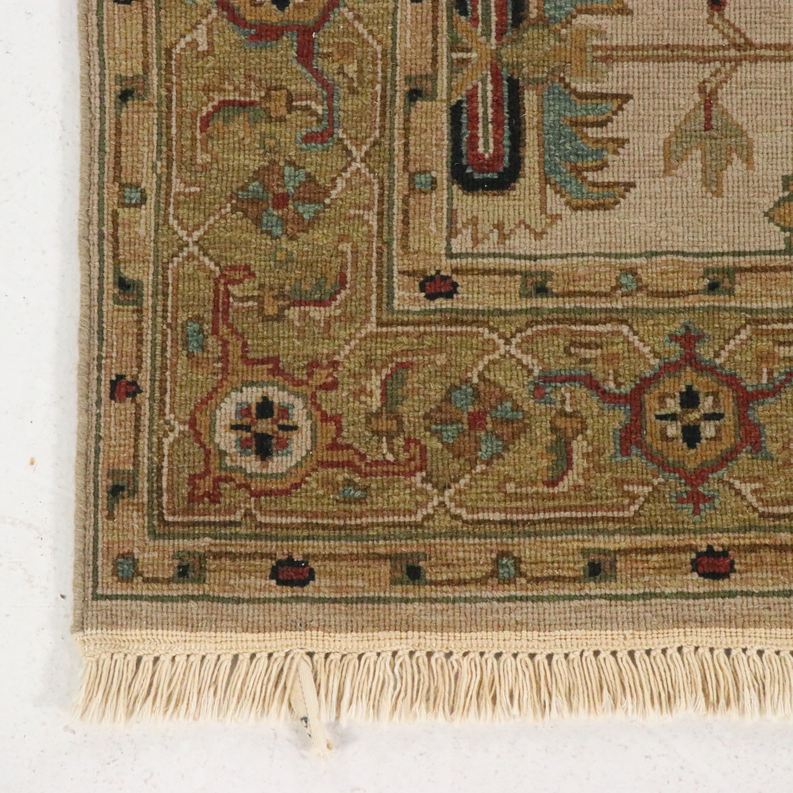 3'11 x 6'2 Handwoven Indian Soumak Area Rug
