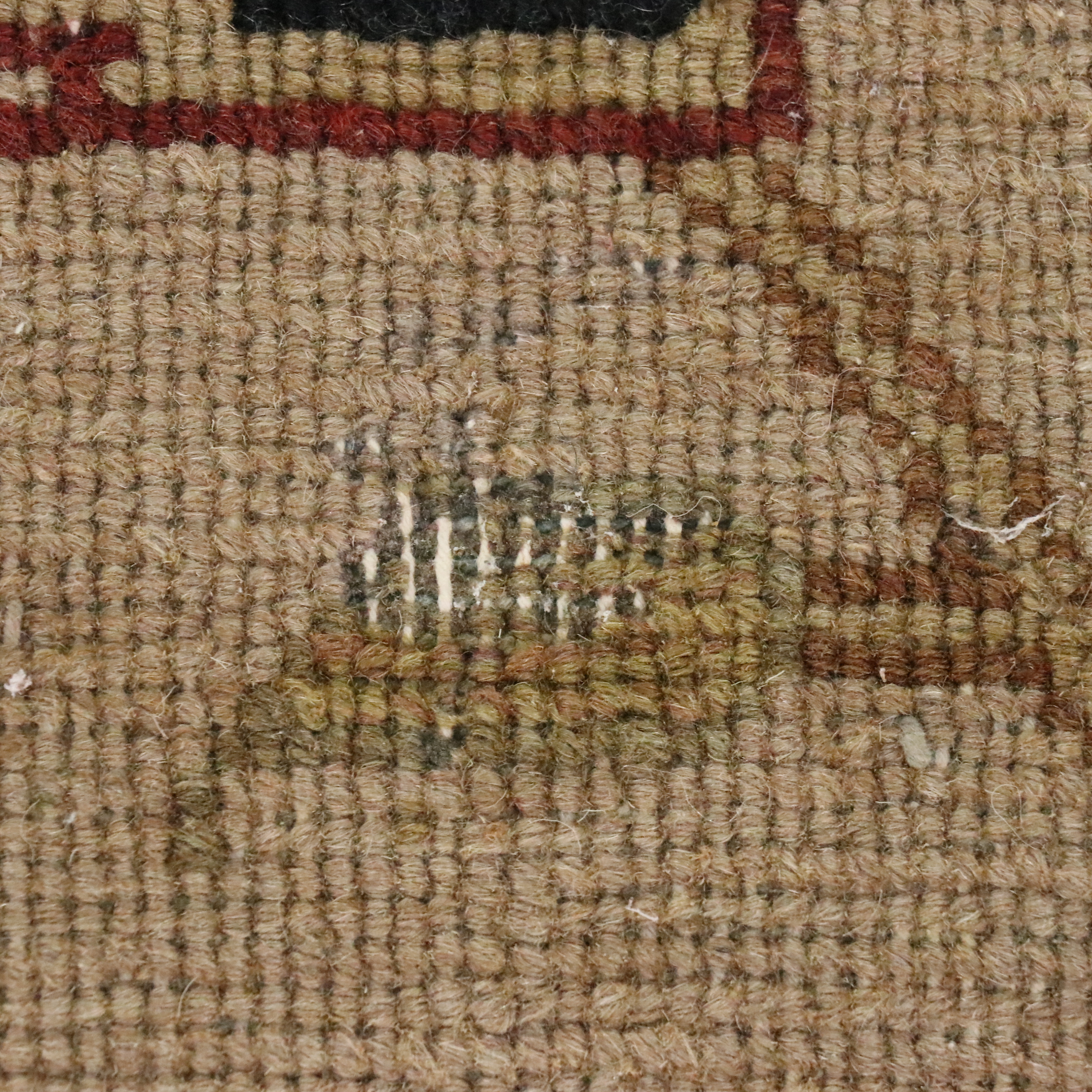 3'11 x 6'2 Handwoven Indian Soumak Area Rug