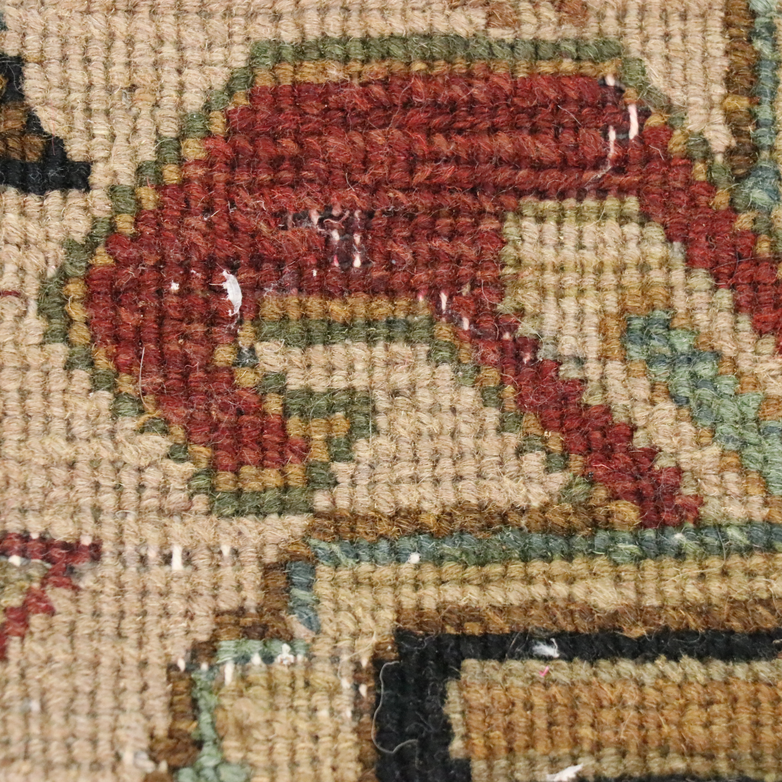 3'11 x 6'2 Handwoven Indian Soumak Area Rug