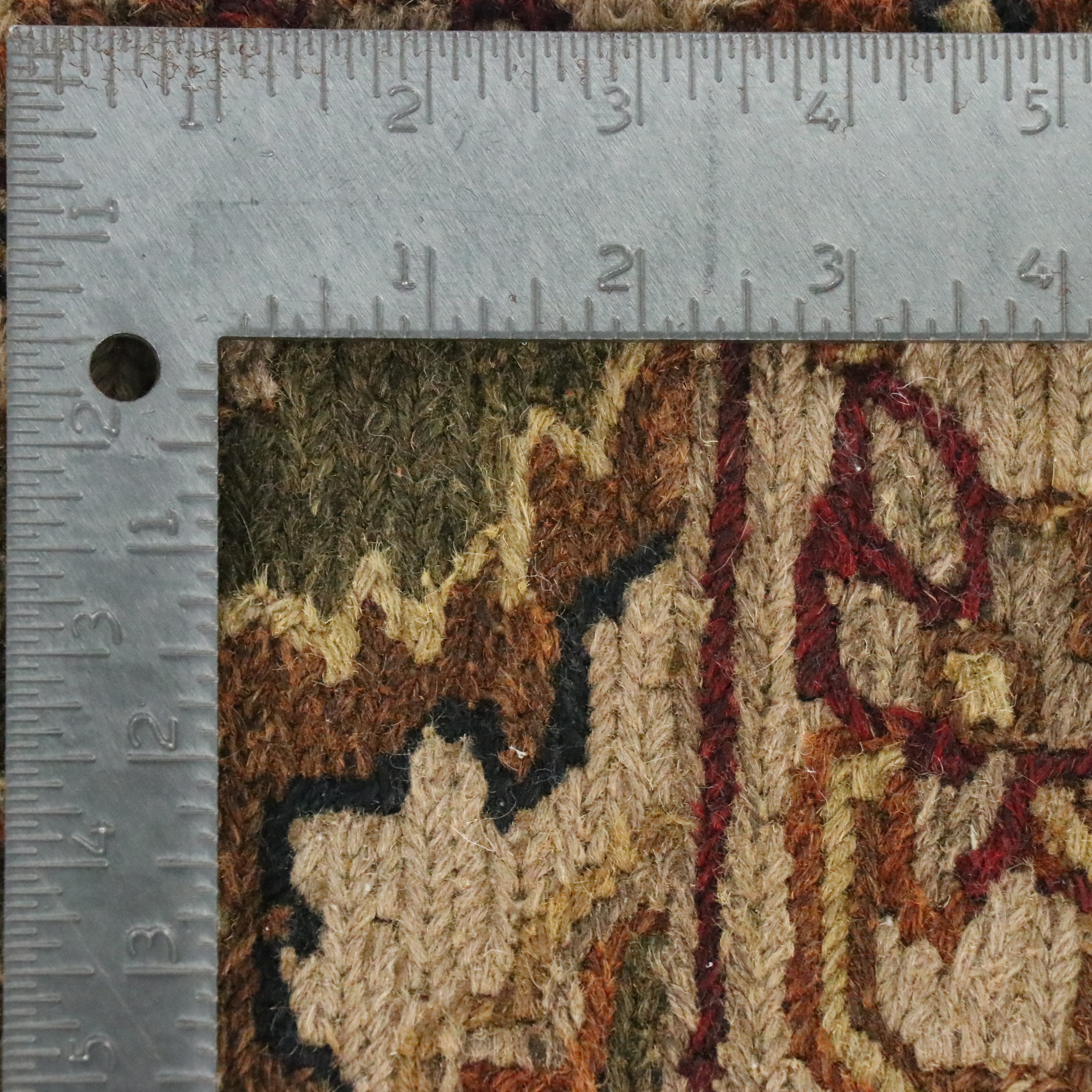 3' x 5'2 Handwoven Indian Soumak Area Rug