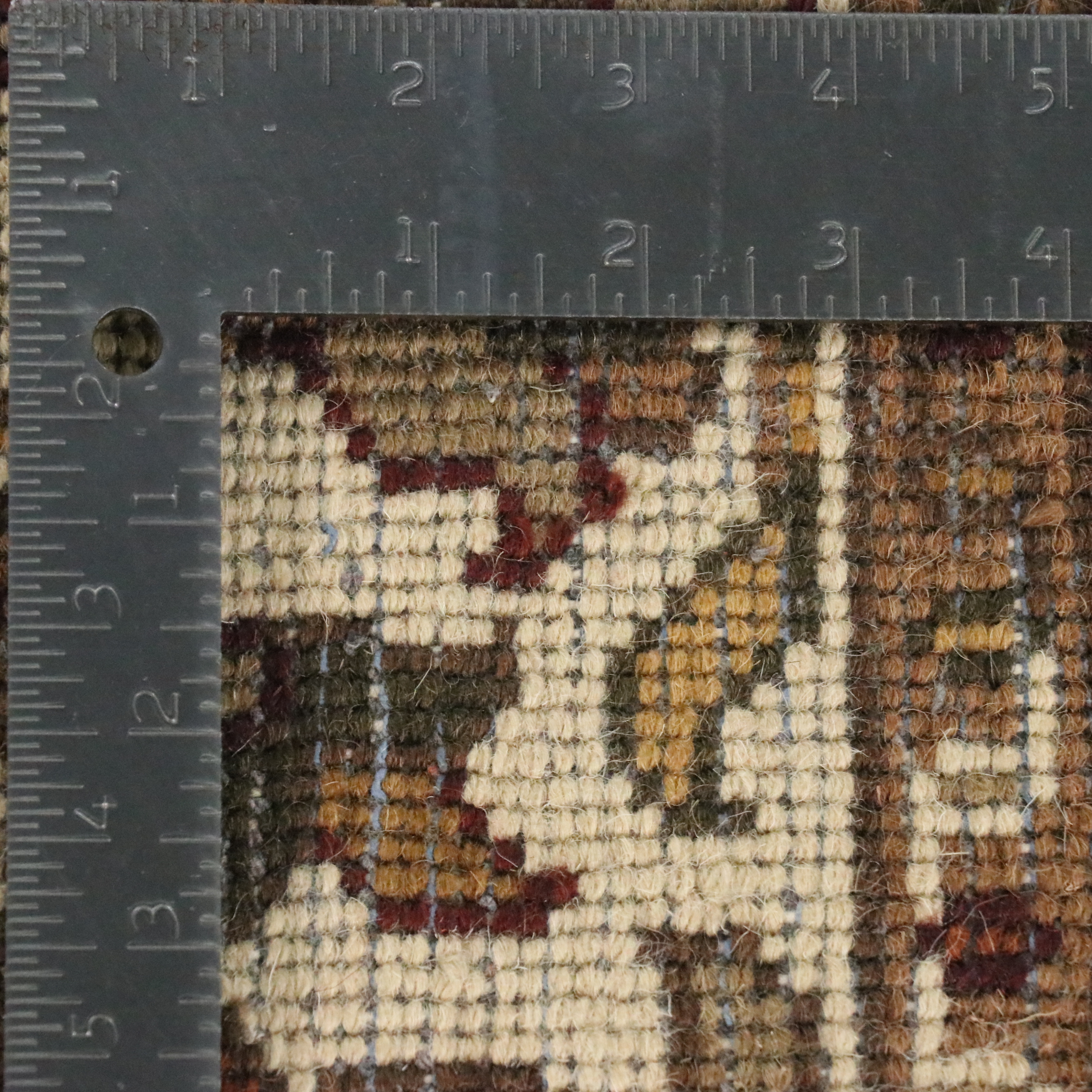 3'1 x 5'3 Hand-Knotted Indian Agra Area Rug