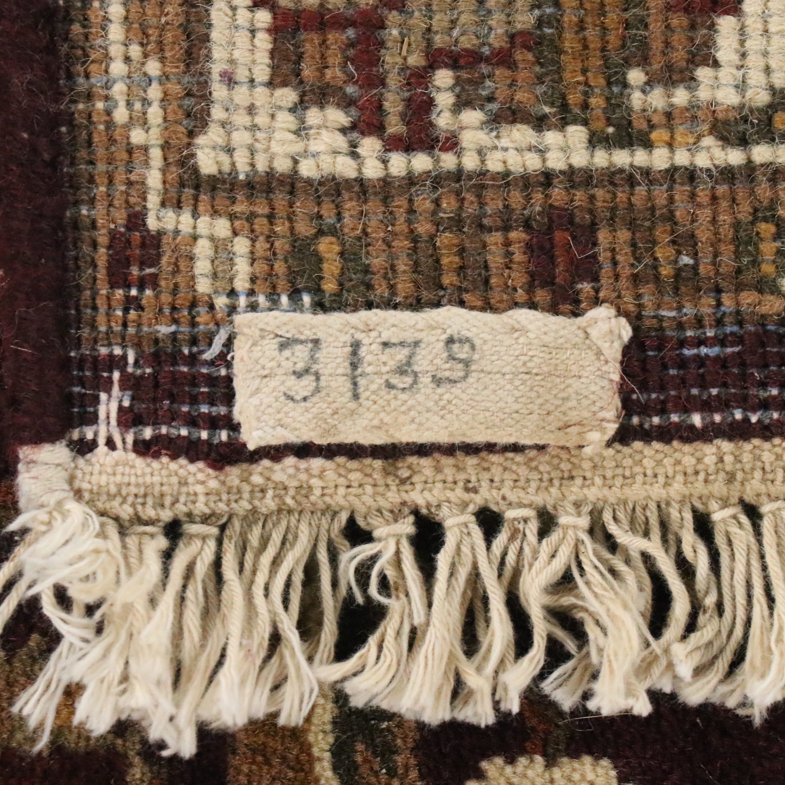 3'1 x 5'3 Hand-Knotted Indian Agra Area Rug