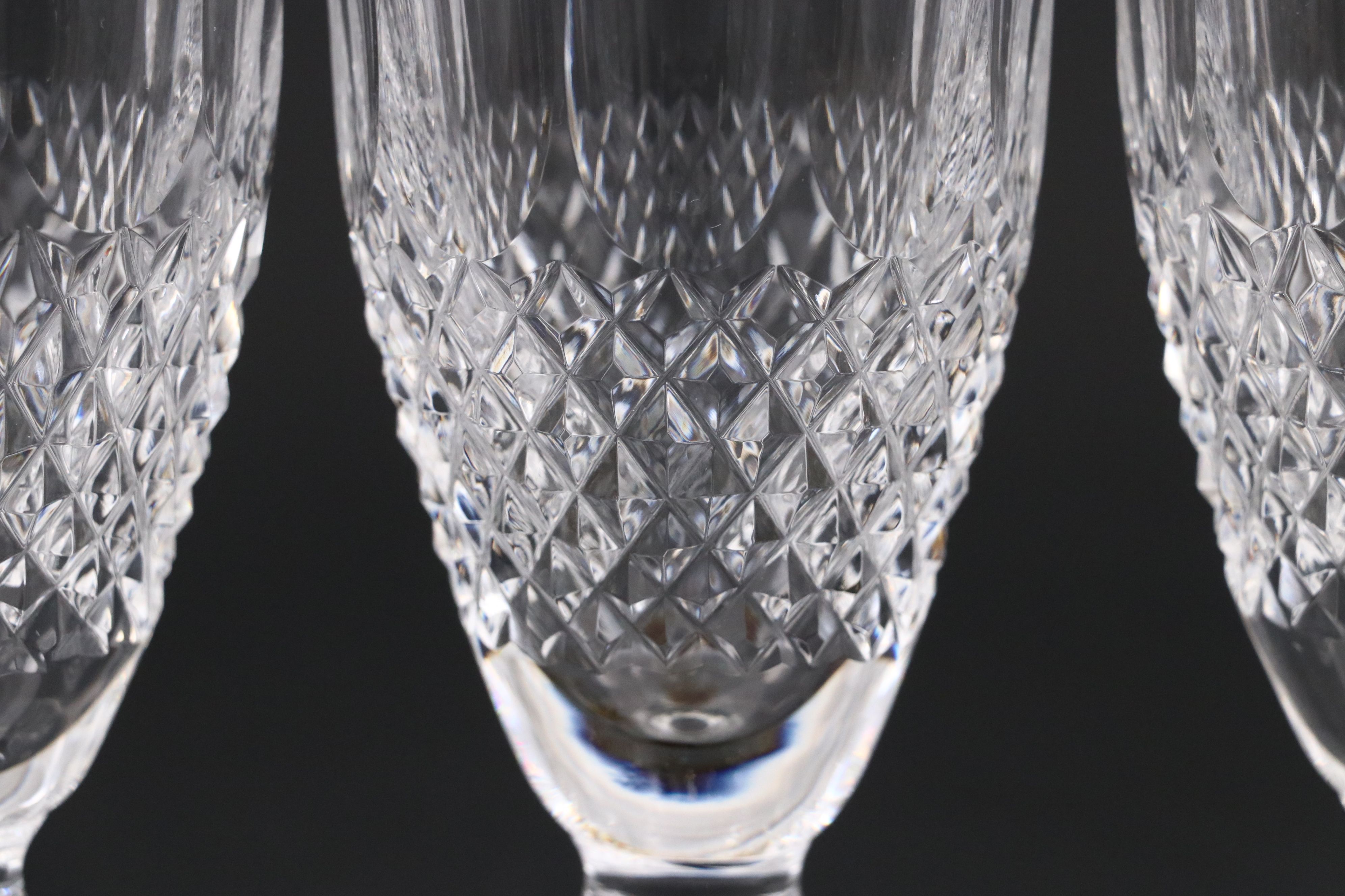 Waterford Crystal "Colleen" Fluted Champagne Glasses, 1968–2018