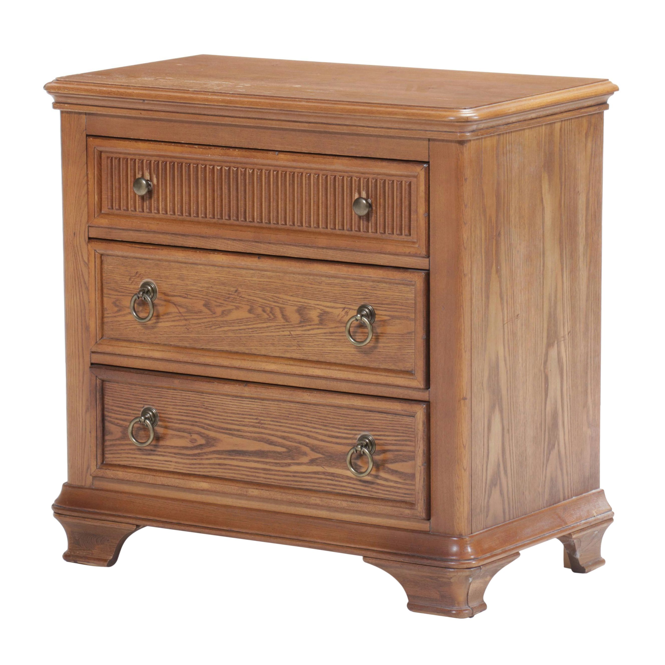 Georgian Style Oak Dresser with Mirror