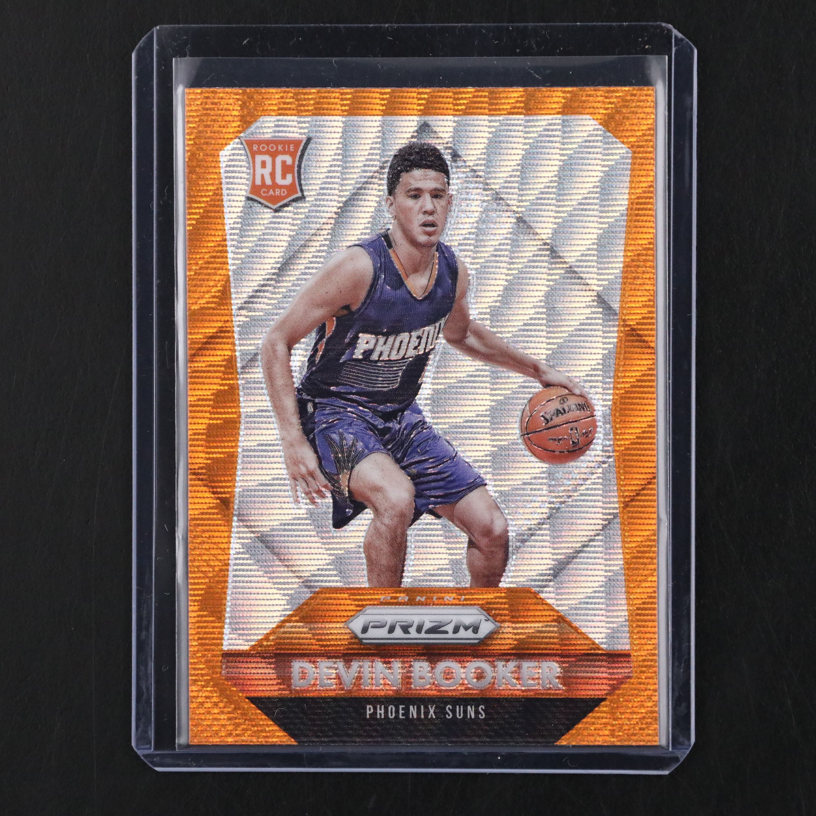 2015-16 Devin Booker Orange Wave Prizm Rookie Basketball Card