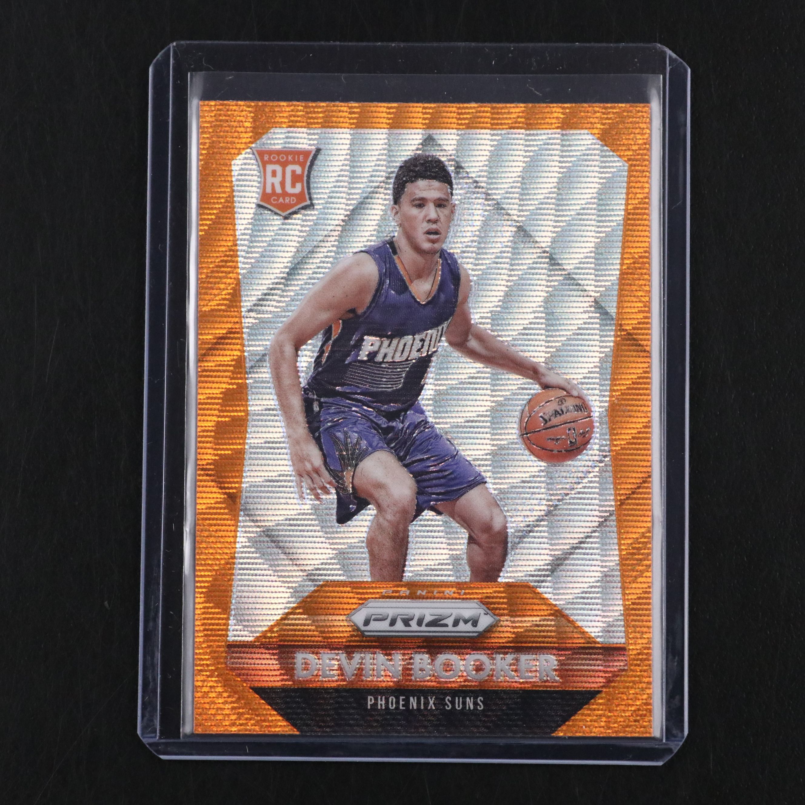 2015-16 Devin Booker Orange Wave Prizm Rookie Basketball Card
