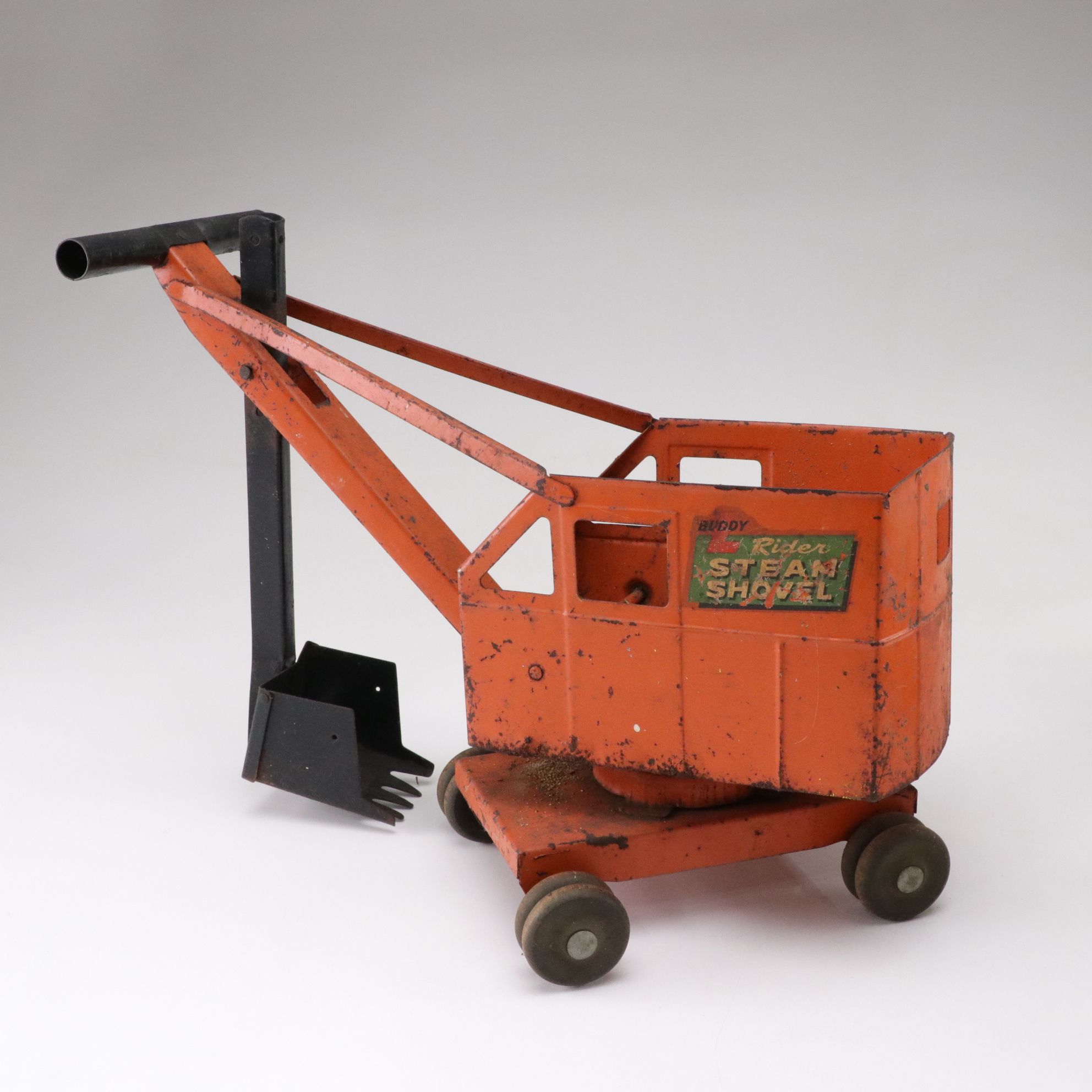 Antique Metal Construction Toys Includes Steam Shovel and Backhoe