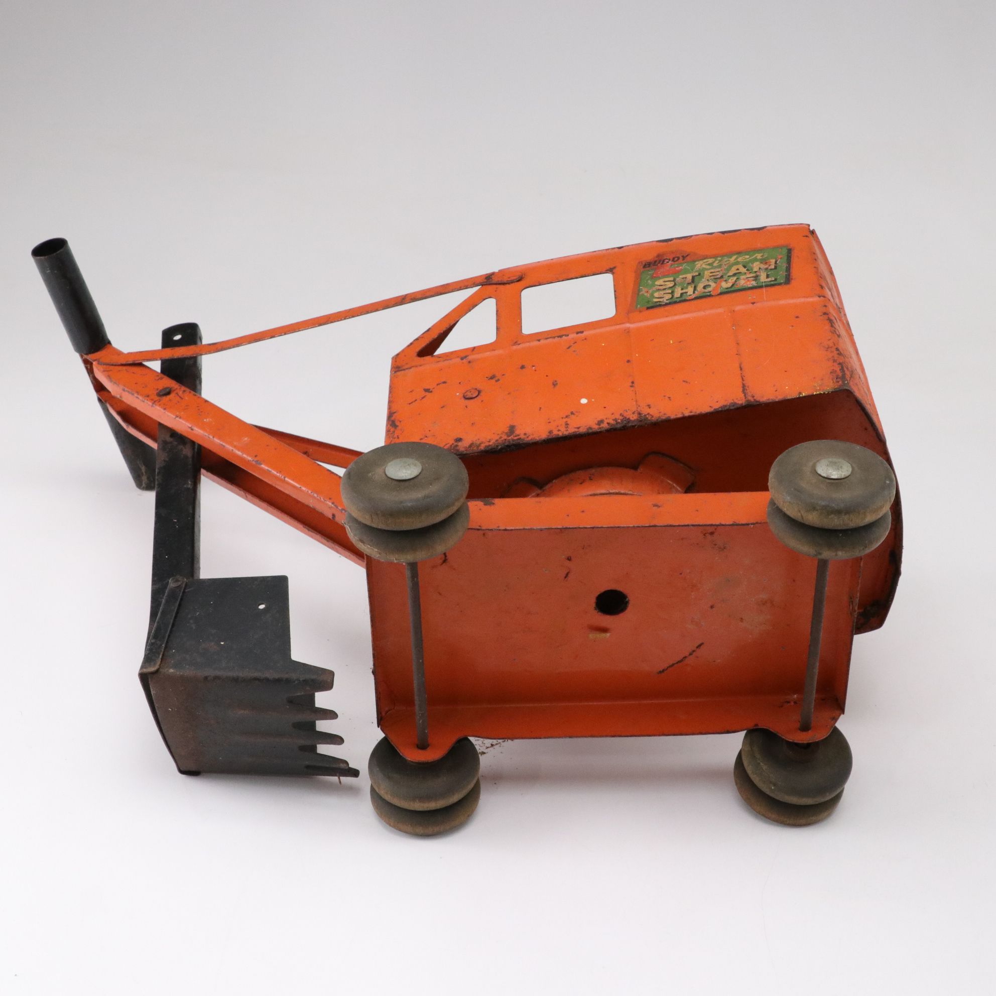 Antique Metal Construction Toys Includes Steam Shovel and Backhoe