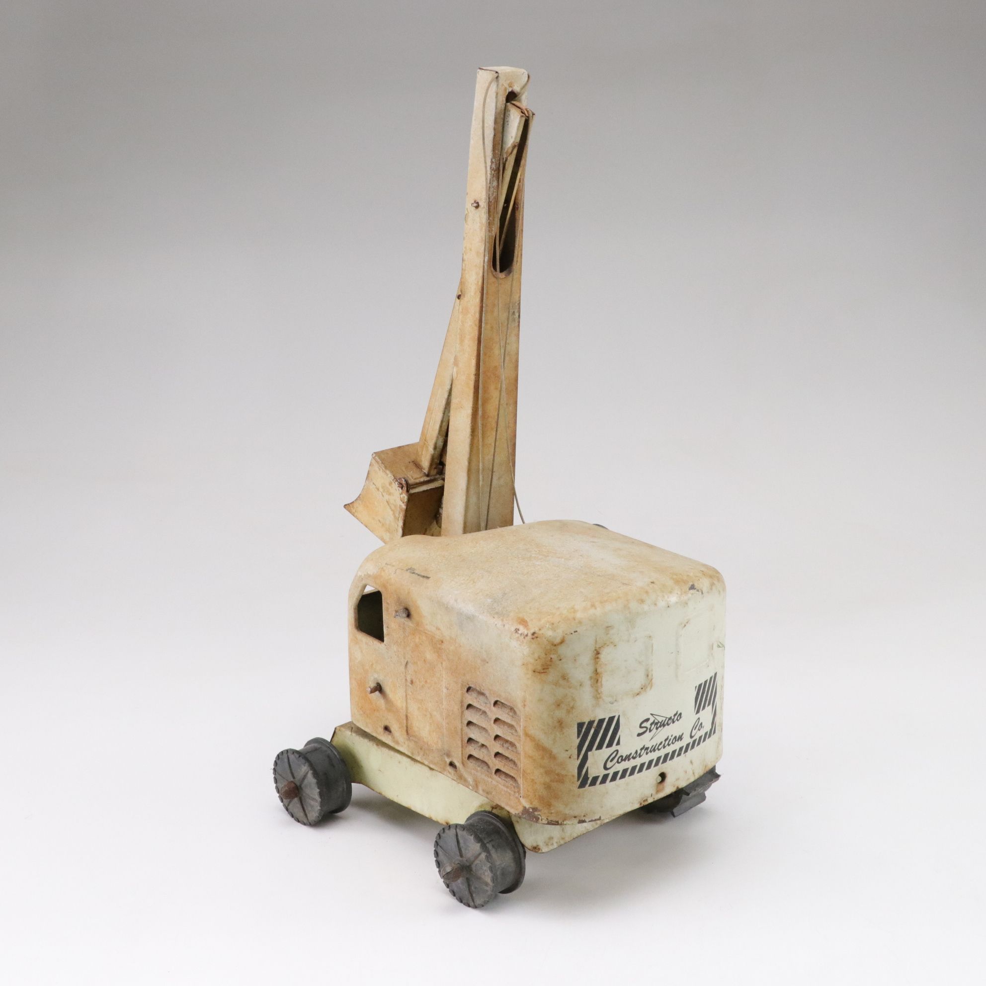 Antique Metal Construction Toys Includes Steam Shovel and Backhoe