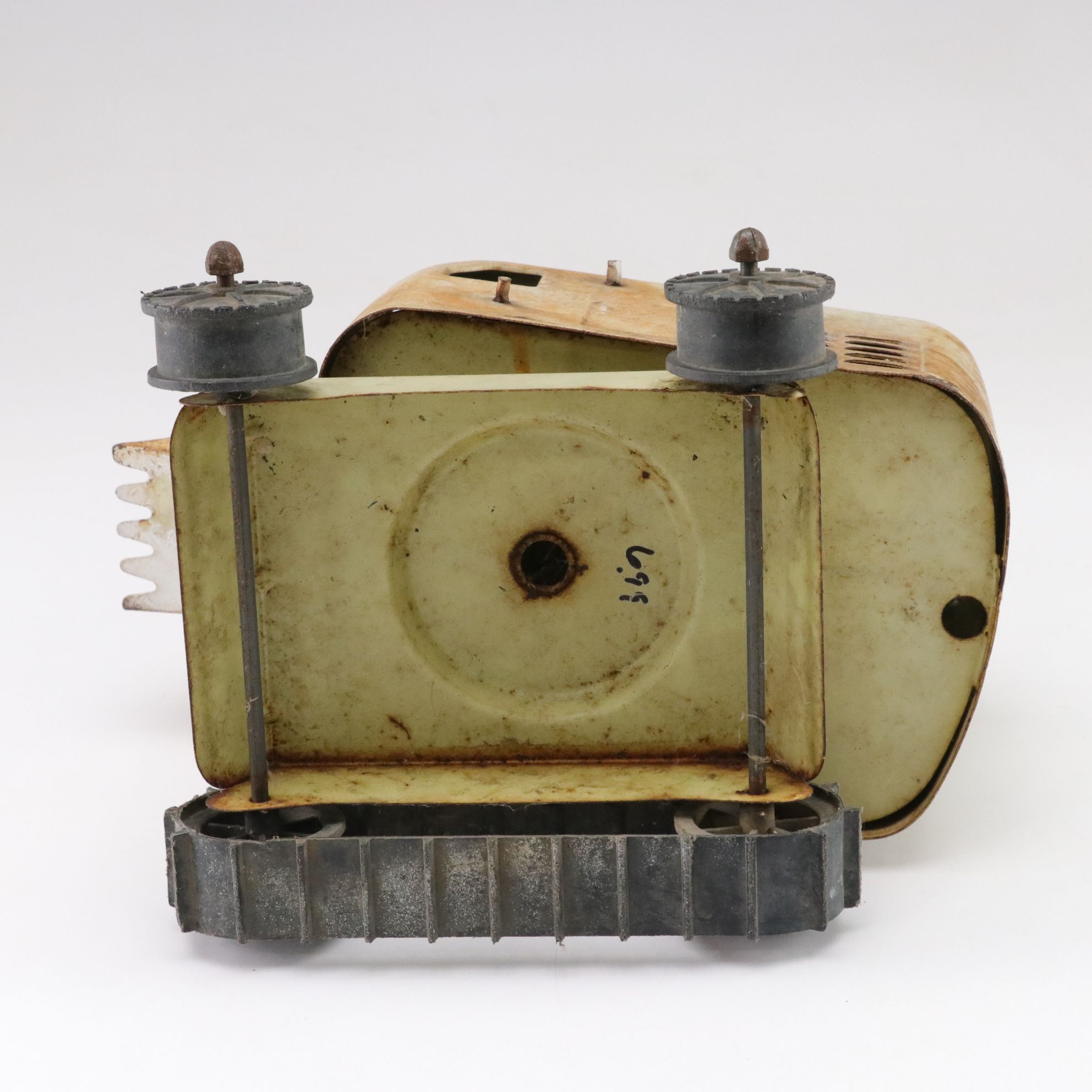 Antique Metal Construction Toys Includes Steam Shovel and Backhoe