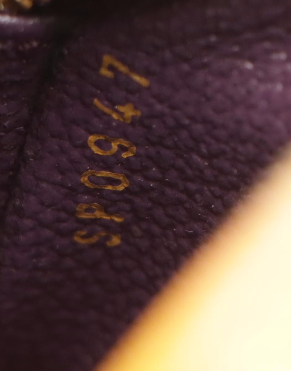 Louis Vuitton Dauphine Cosmetic Pouch in Tassil Yellow Epi/Smooth Leather