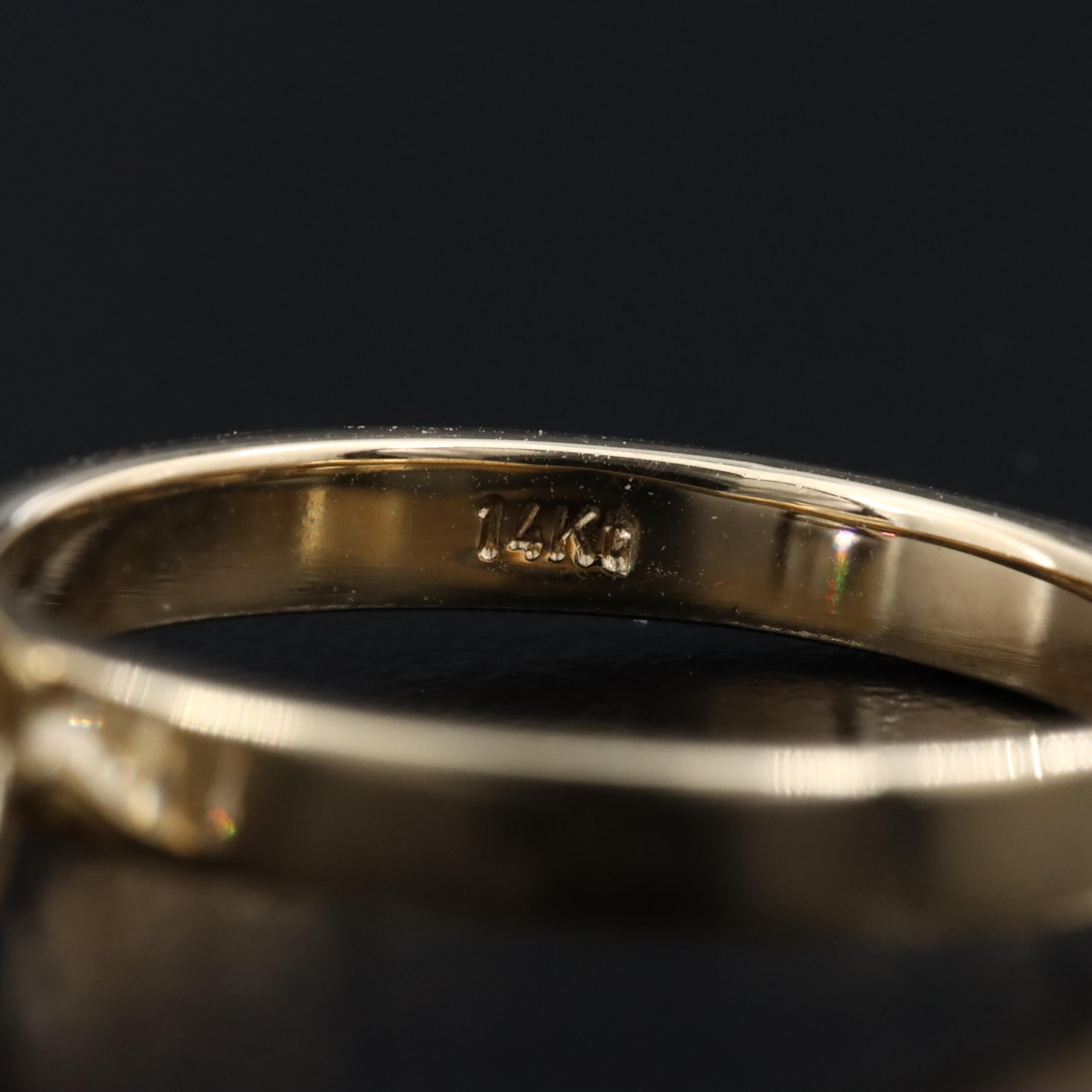 14K 5.00 CT Lab Grown Diamond Solitaire Ring with IGI Report