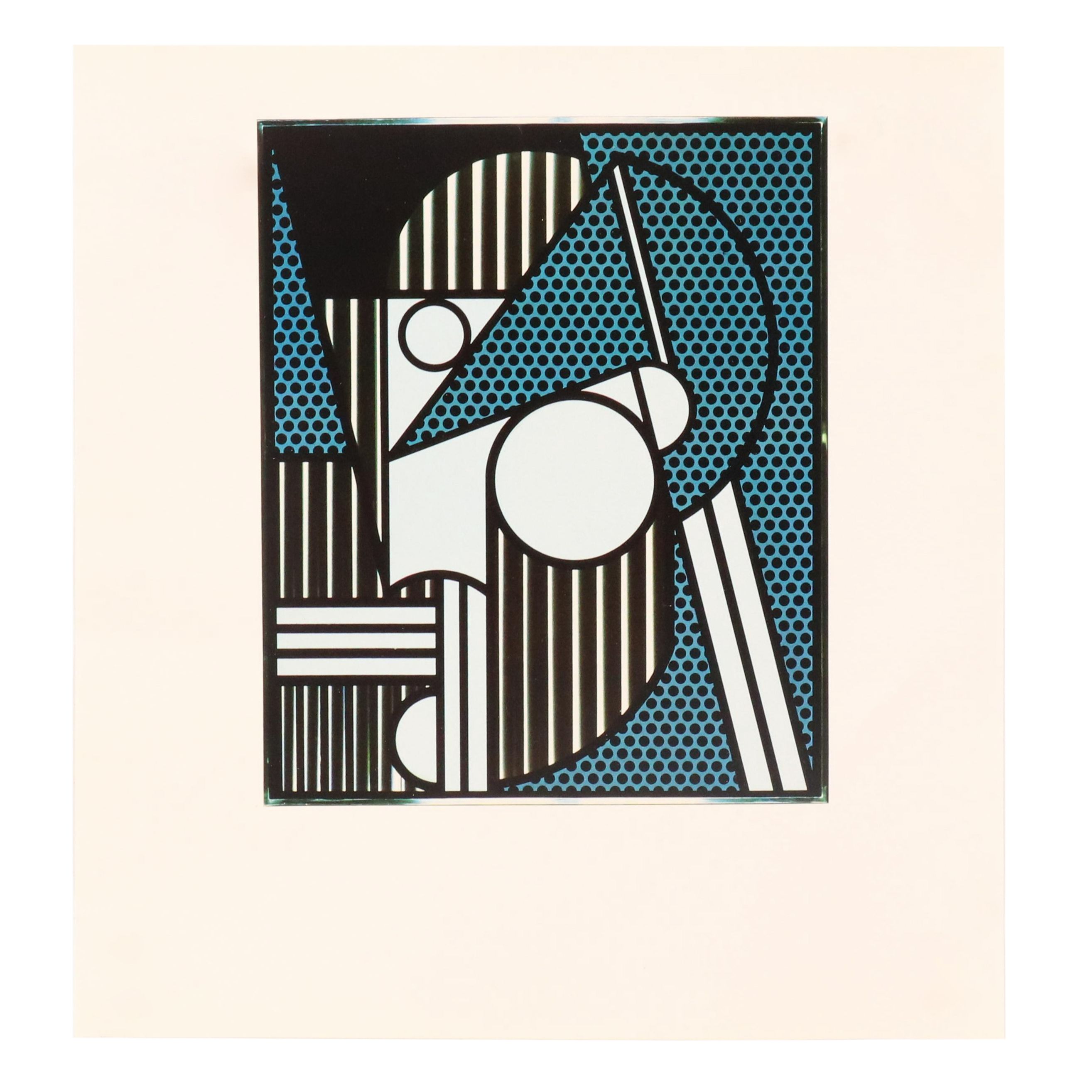Offset Lithograph "Modern Head" After Roy Lichtenstein