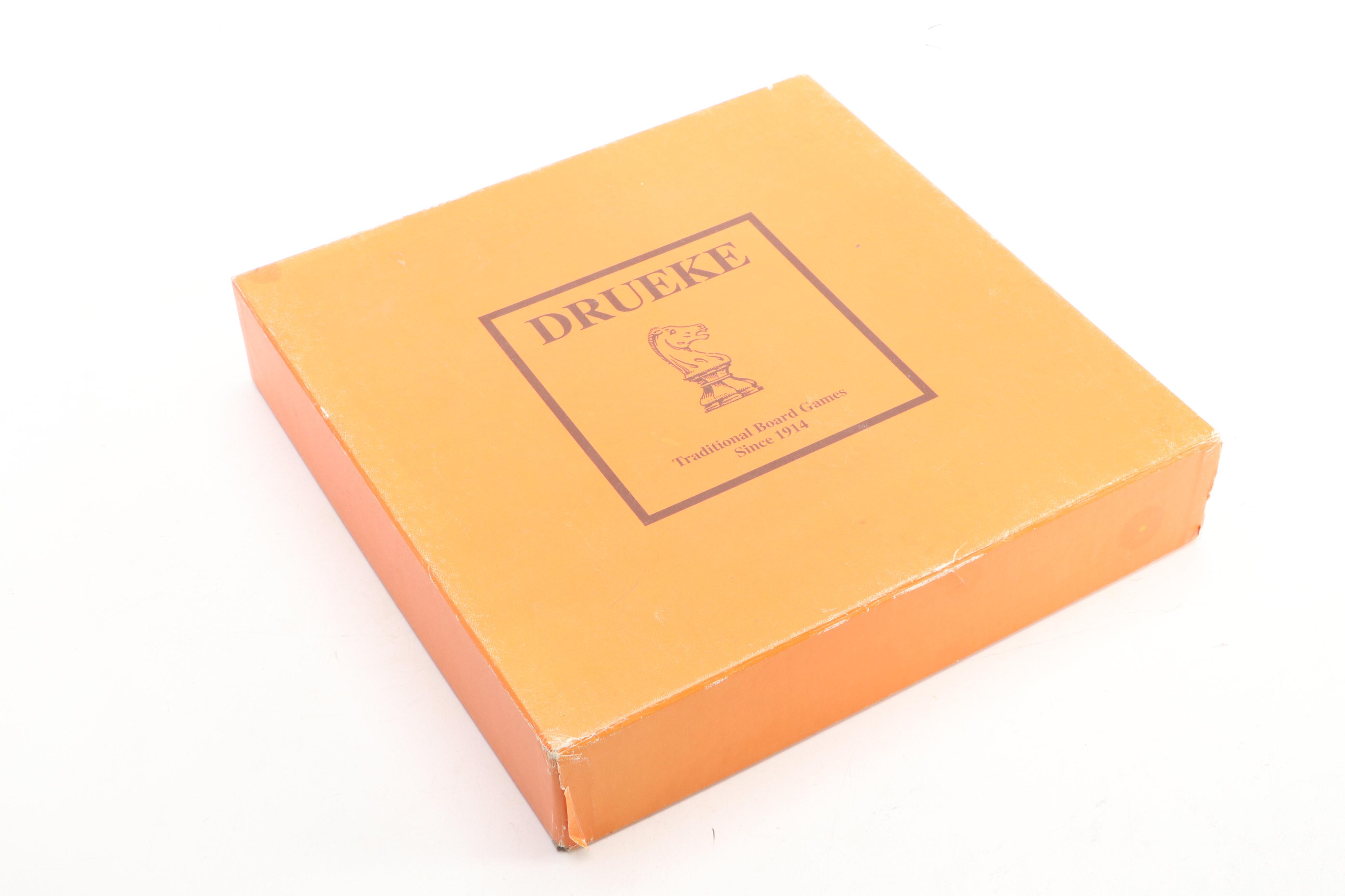 Drueke Wooden Game Board Set, Mid-20th Century