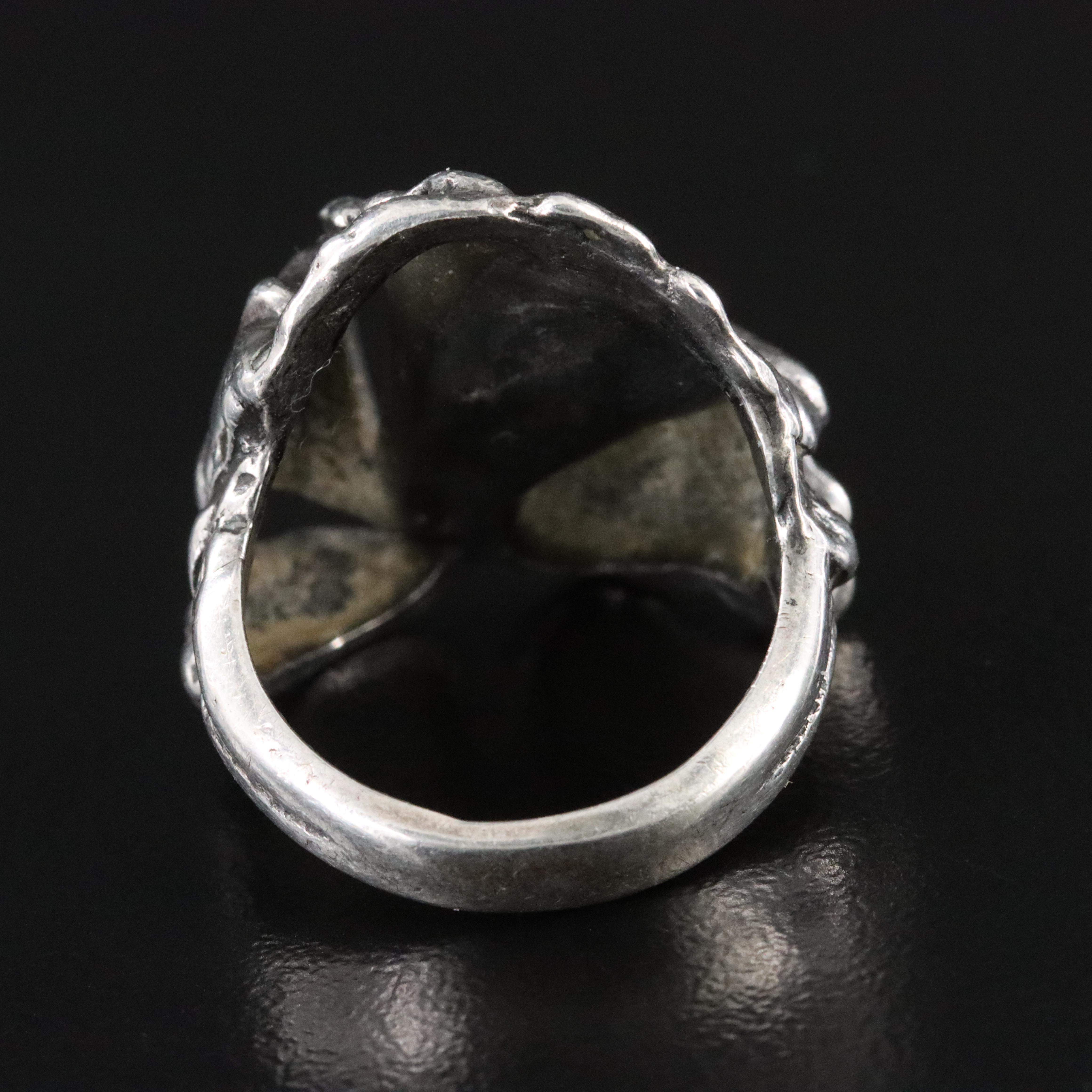 Sterling Flower Ring