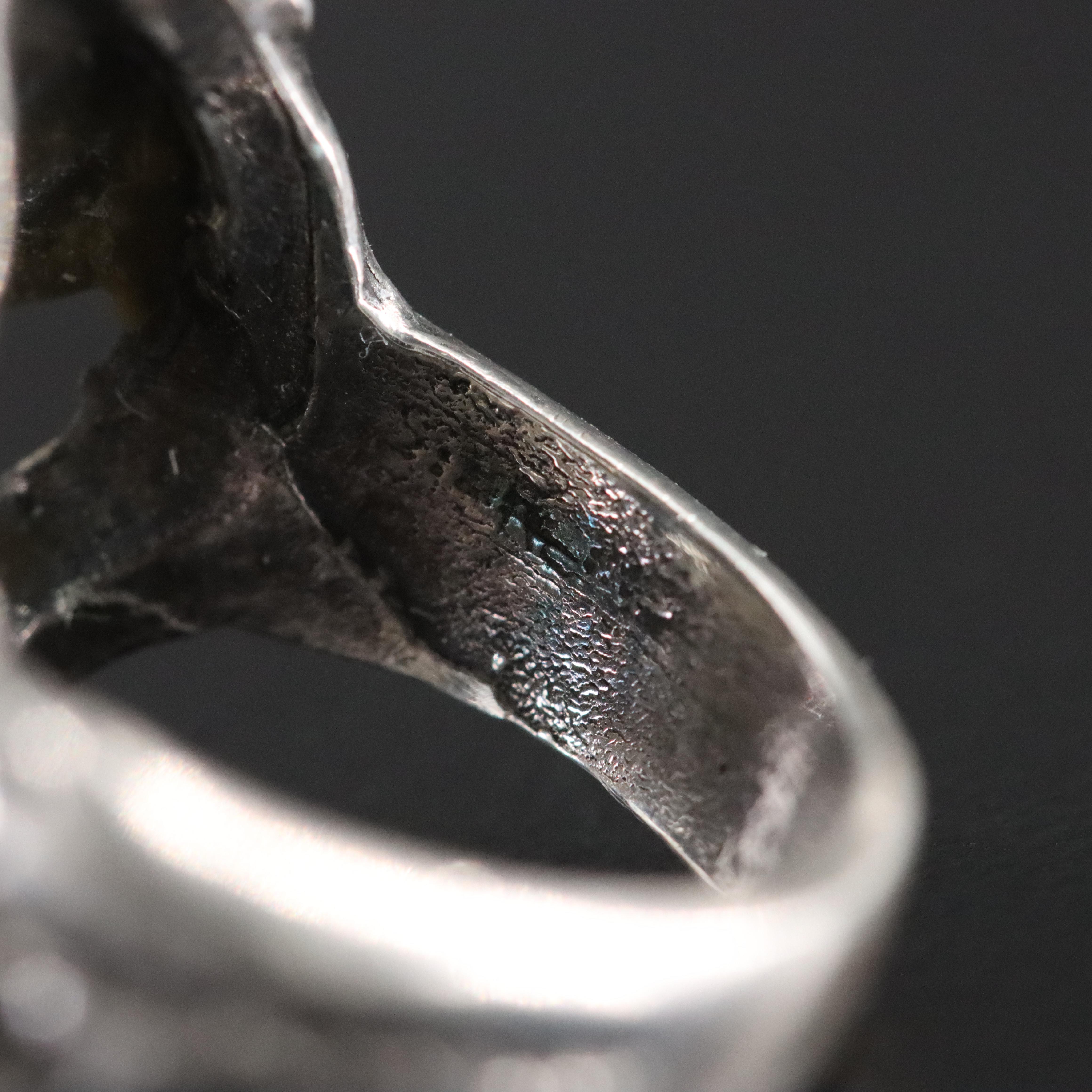 Sterling Flower Ring