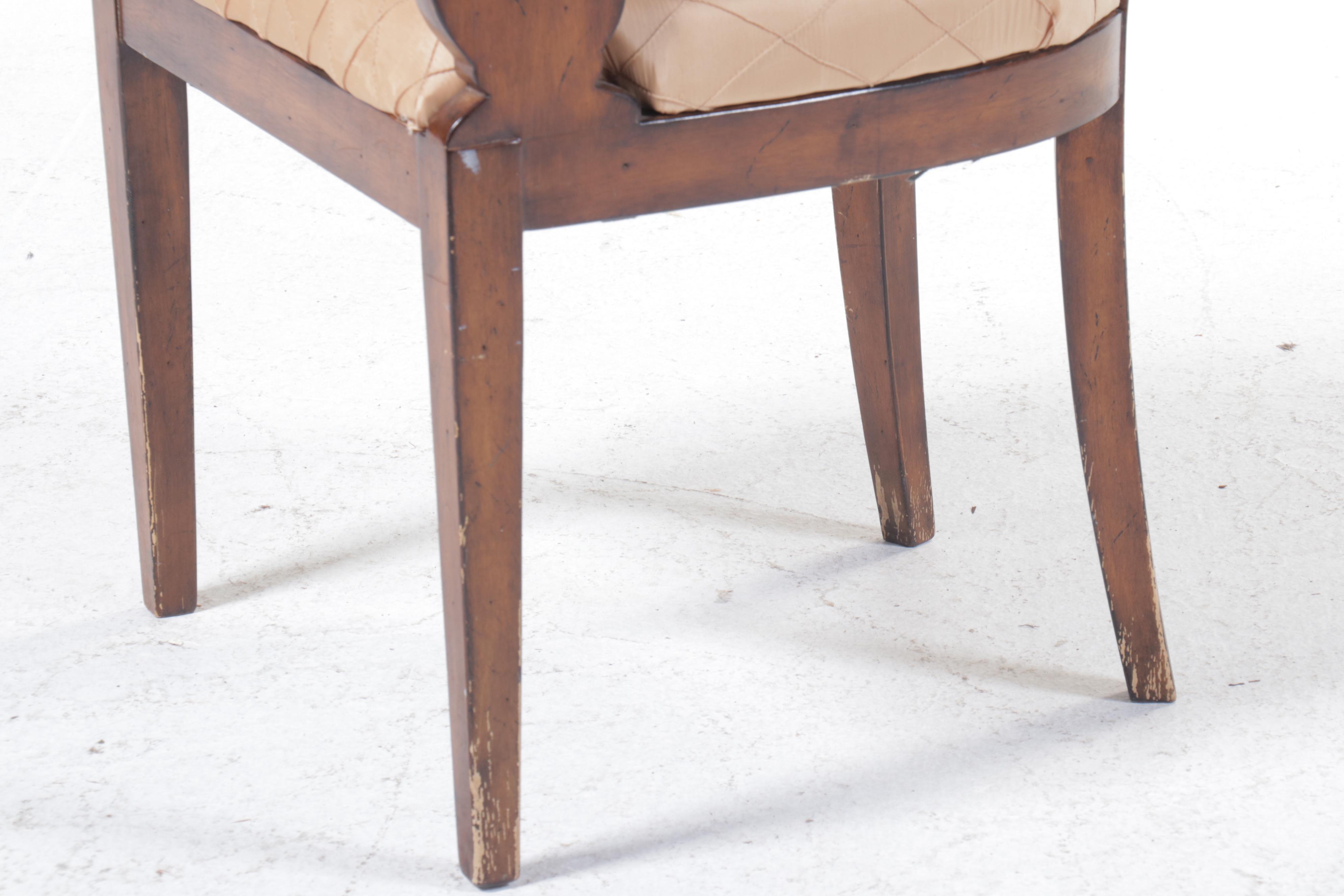 Classical Style Mahogany Armchair, 20th Century