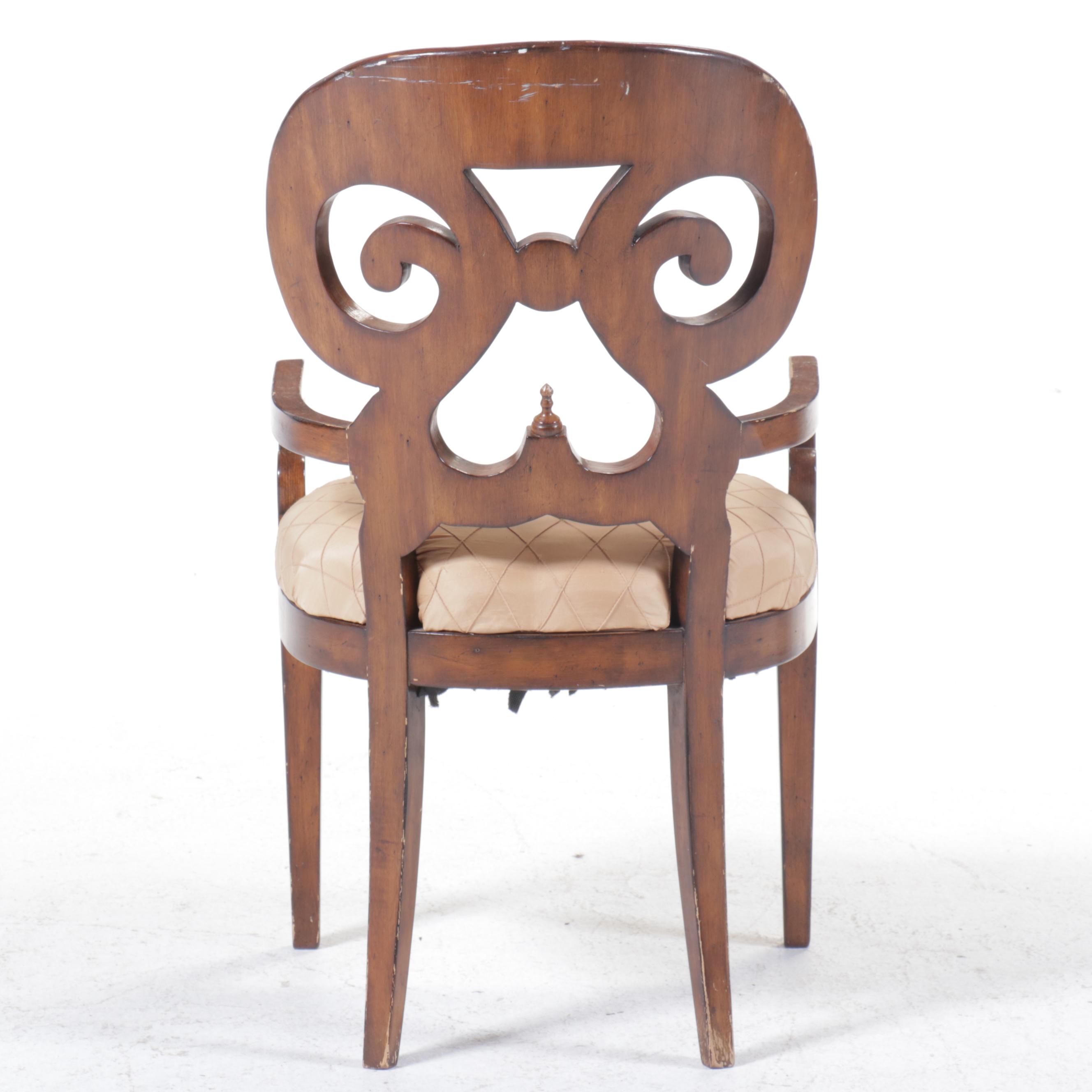 Classical Style Mahogany Armchair, 20th Century