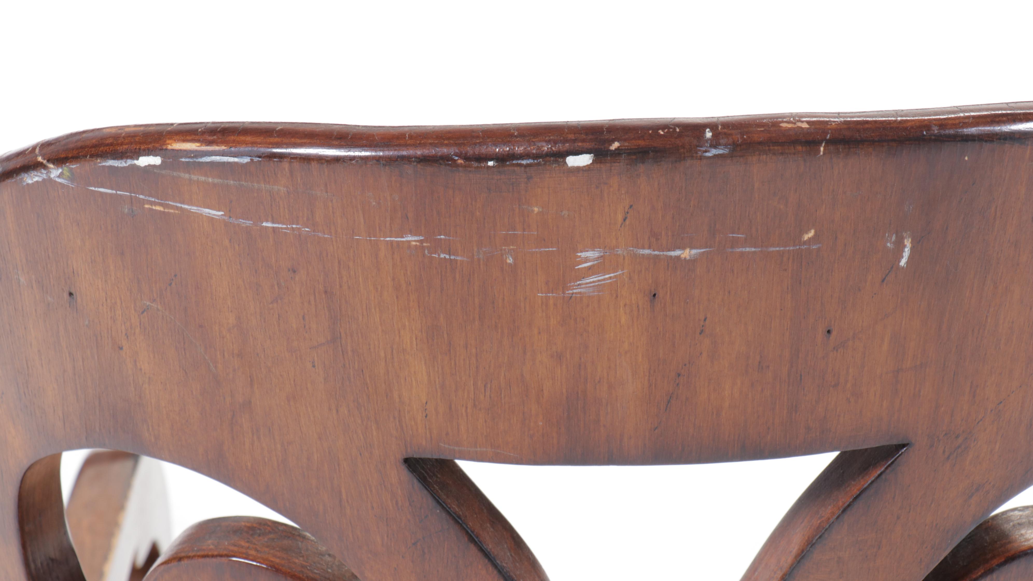 Classical Style Mahogany Armchair, 20th Century