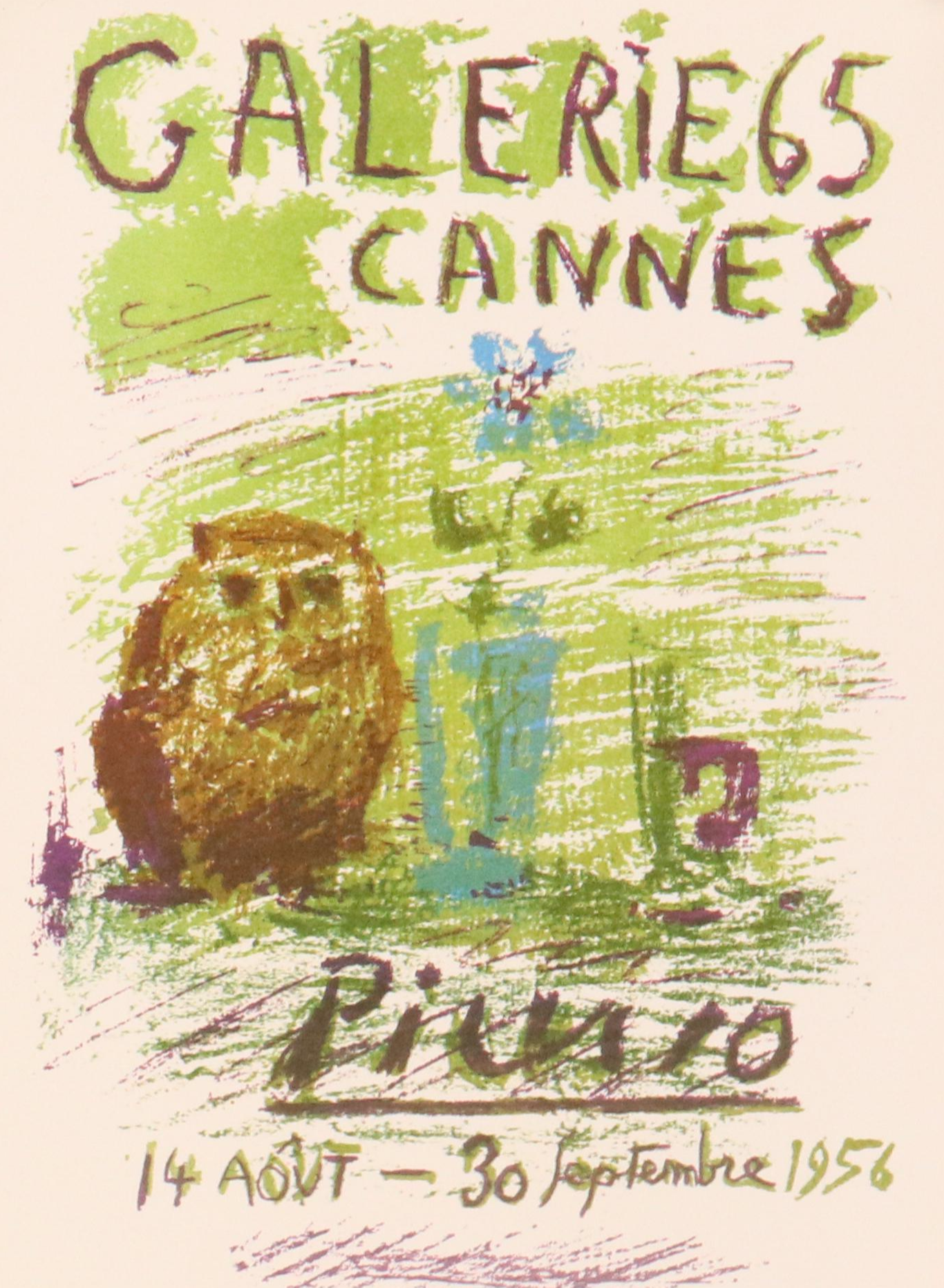 After Pablo Picasso "Galerie Cannes" Exhibition Poster Reproduction