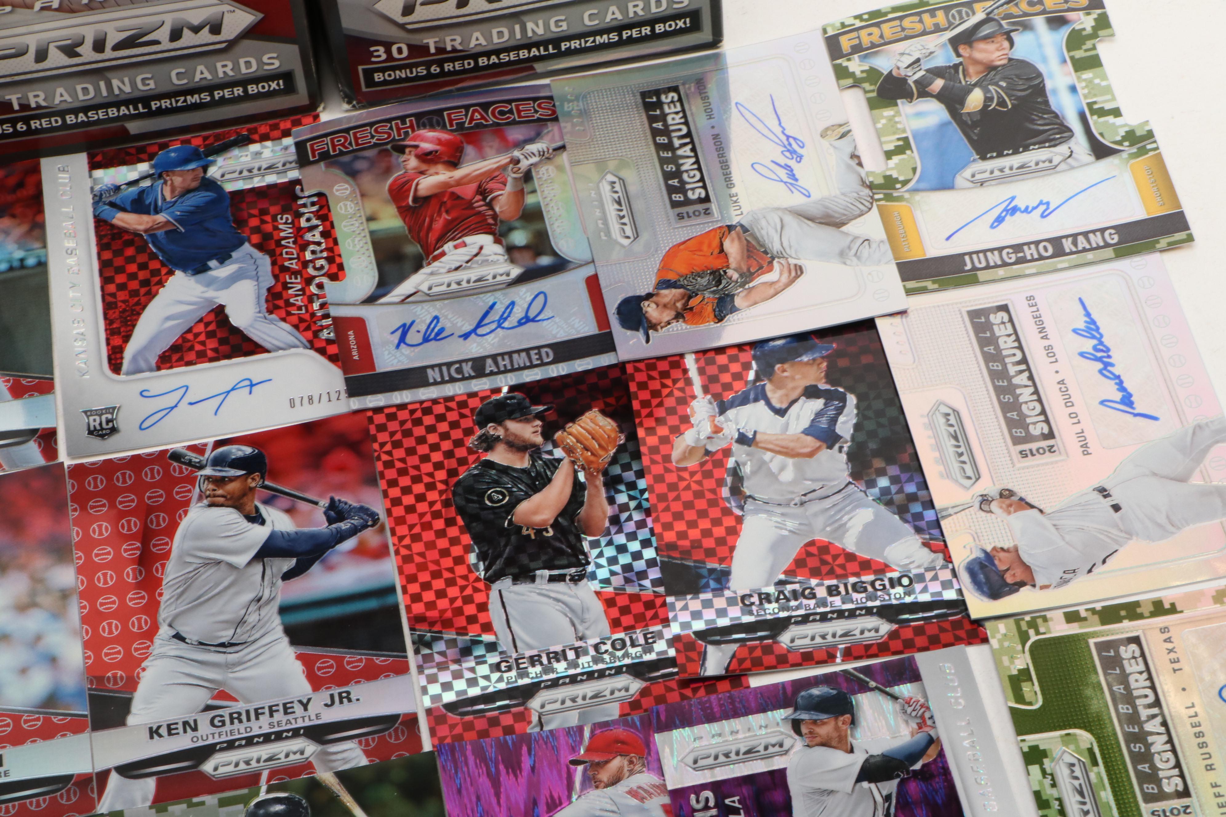 2015 Prizm Baseball Cards Featuring Signed, Serial Numbered, Inserts, and More