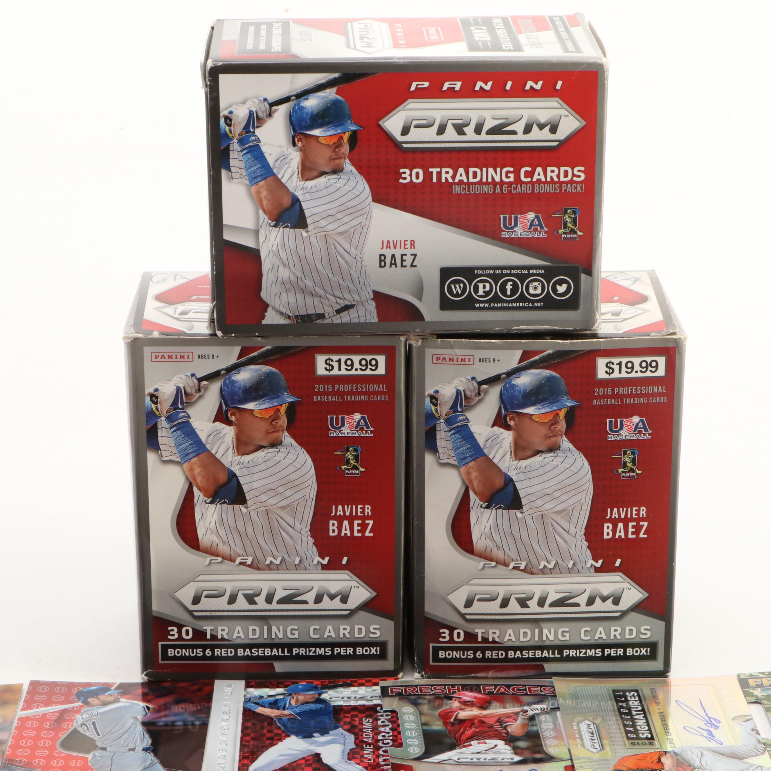 2015 Prizm Baseball Cards Featuring Signed, Serial Numbered, Inserts, and More