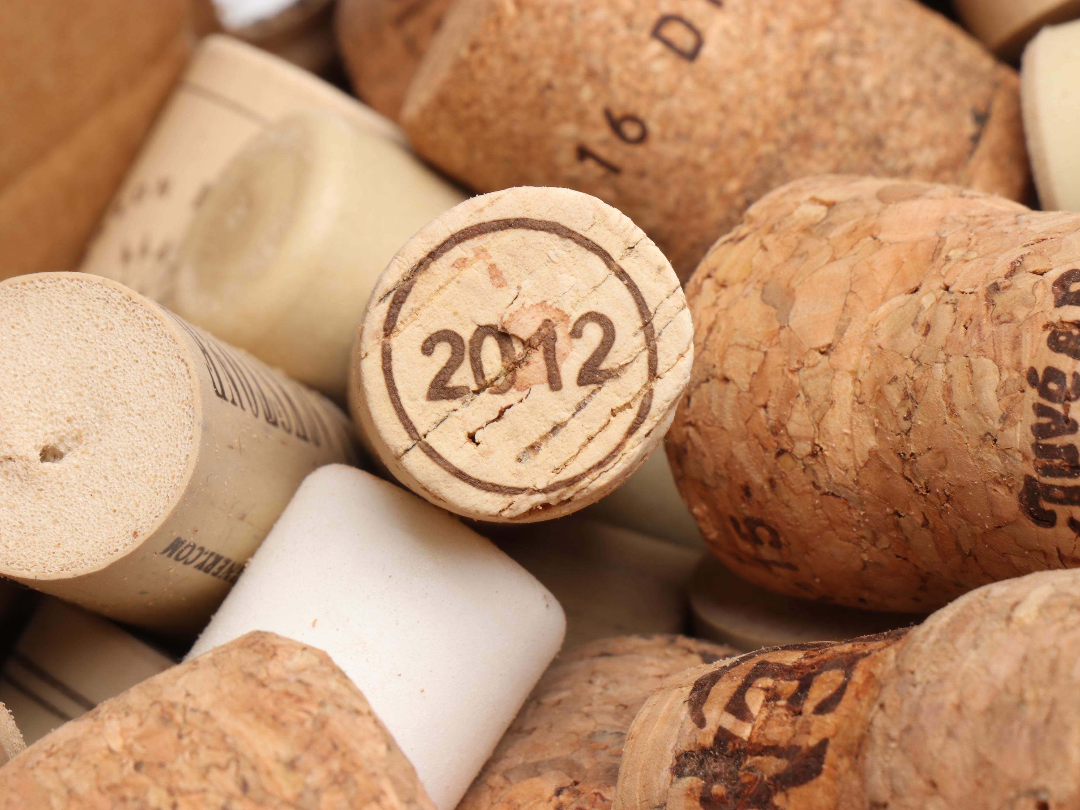 Assortment of Used Wine Corks
