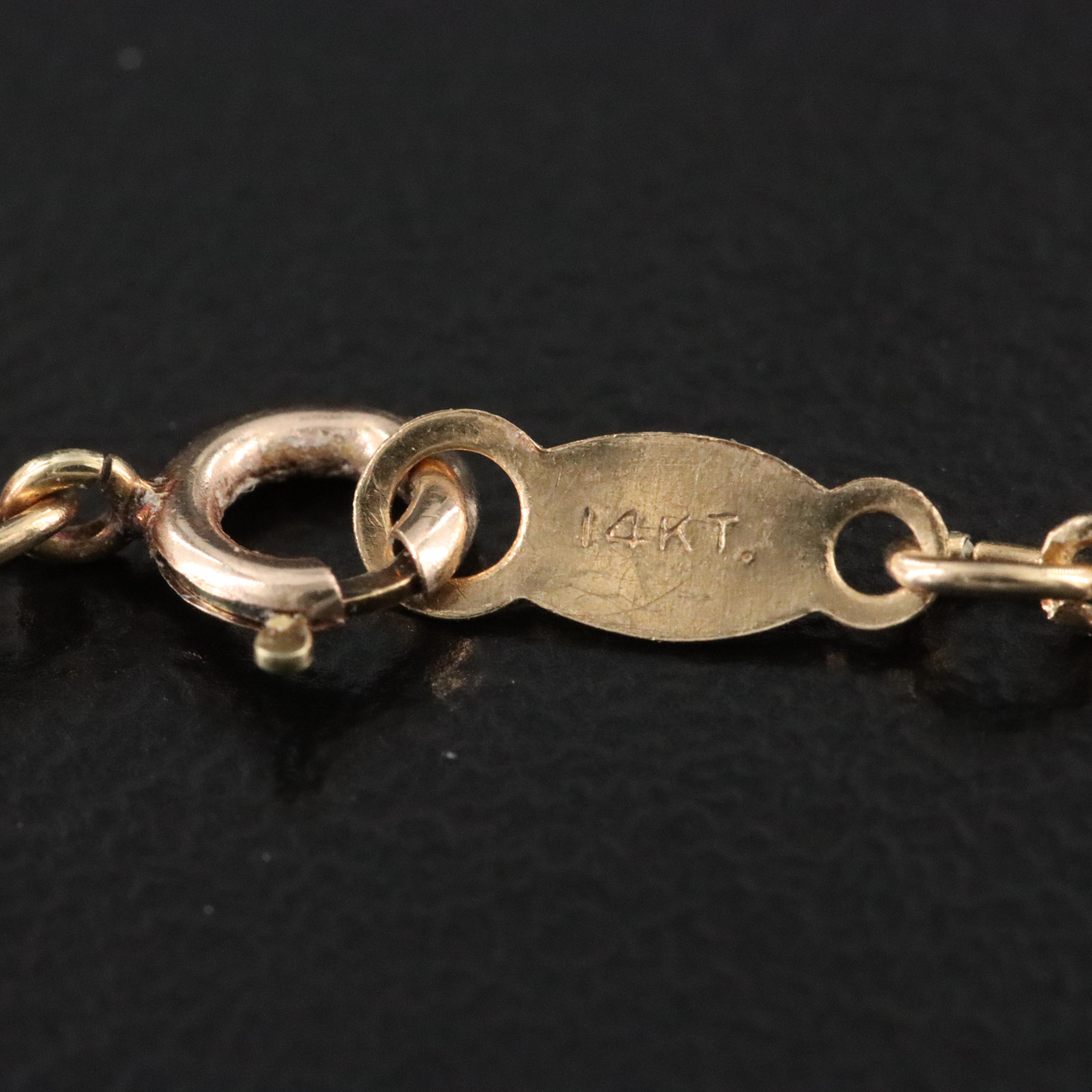 Vintage 14K Heart Necklace